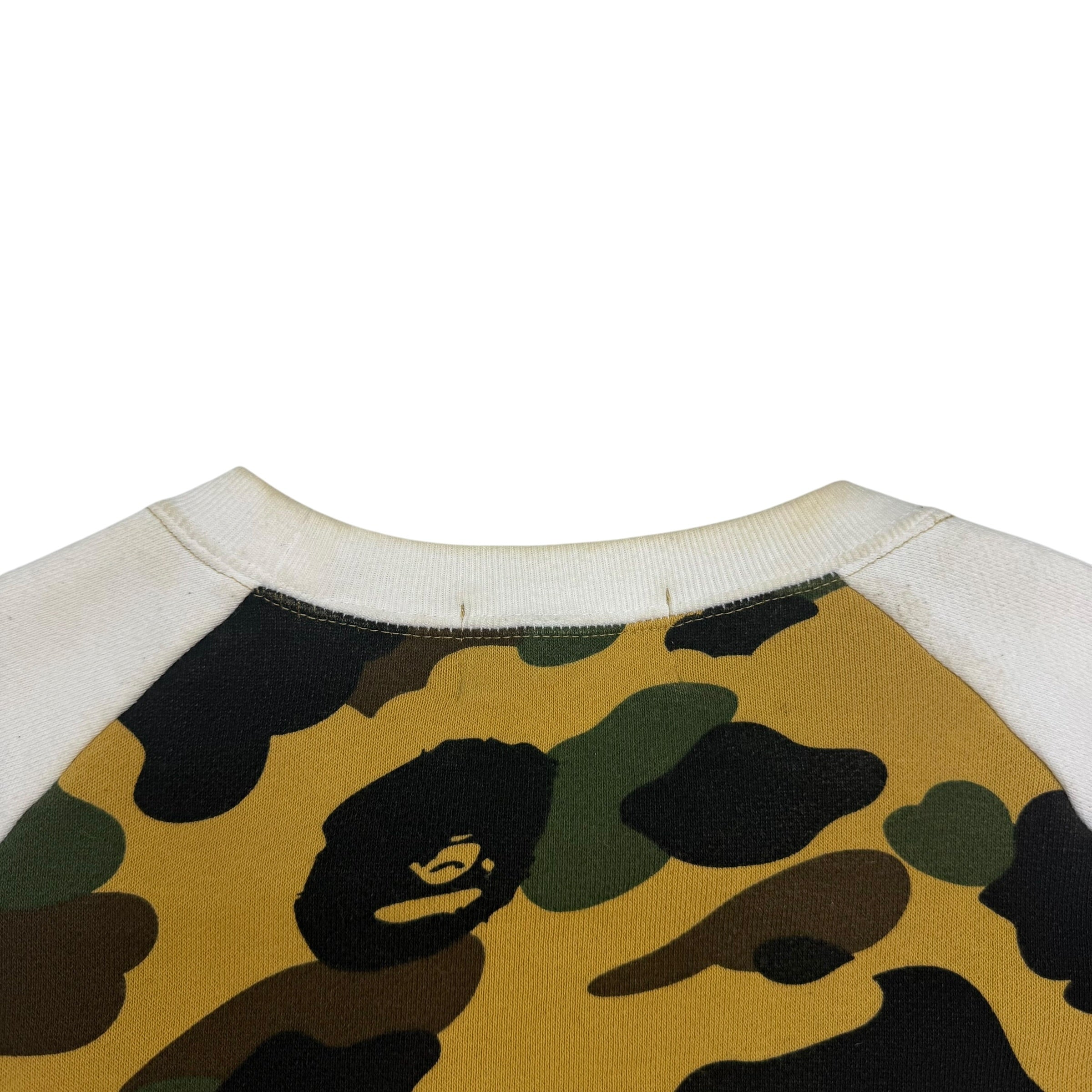 Bape 1st Colorblock Crewneck Camo