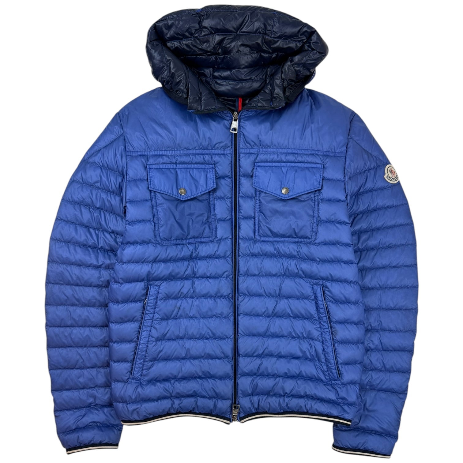 Moncler Clovis Giubbotto Light Puffer Jacket Blue