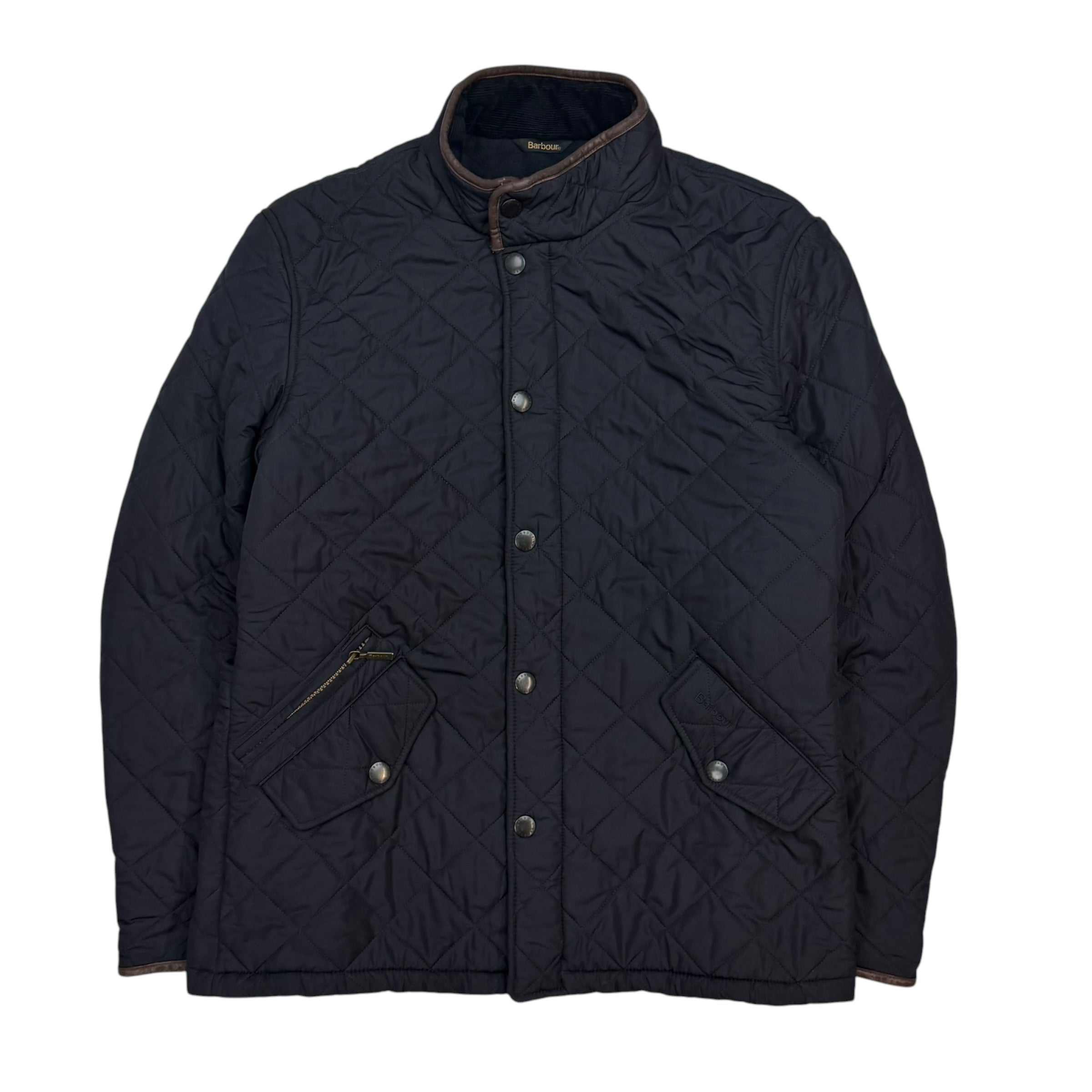 Vintage Barbour Quilted Jacket Black