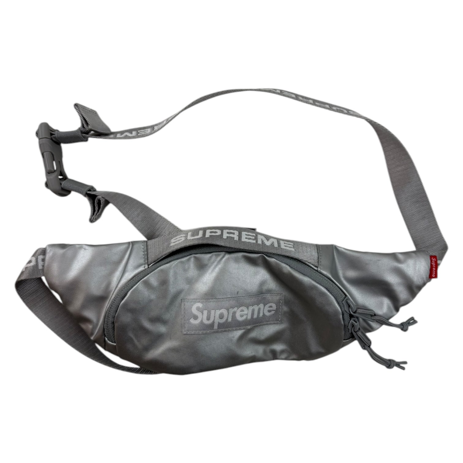 Supreme Small Waist Bag Silver