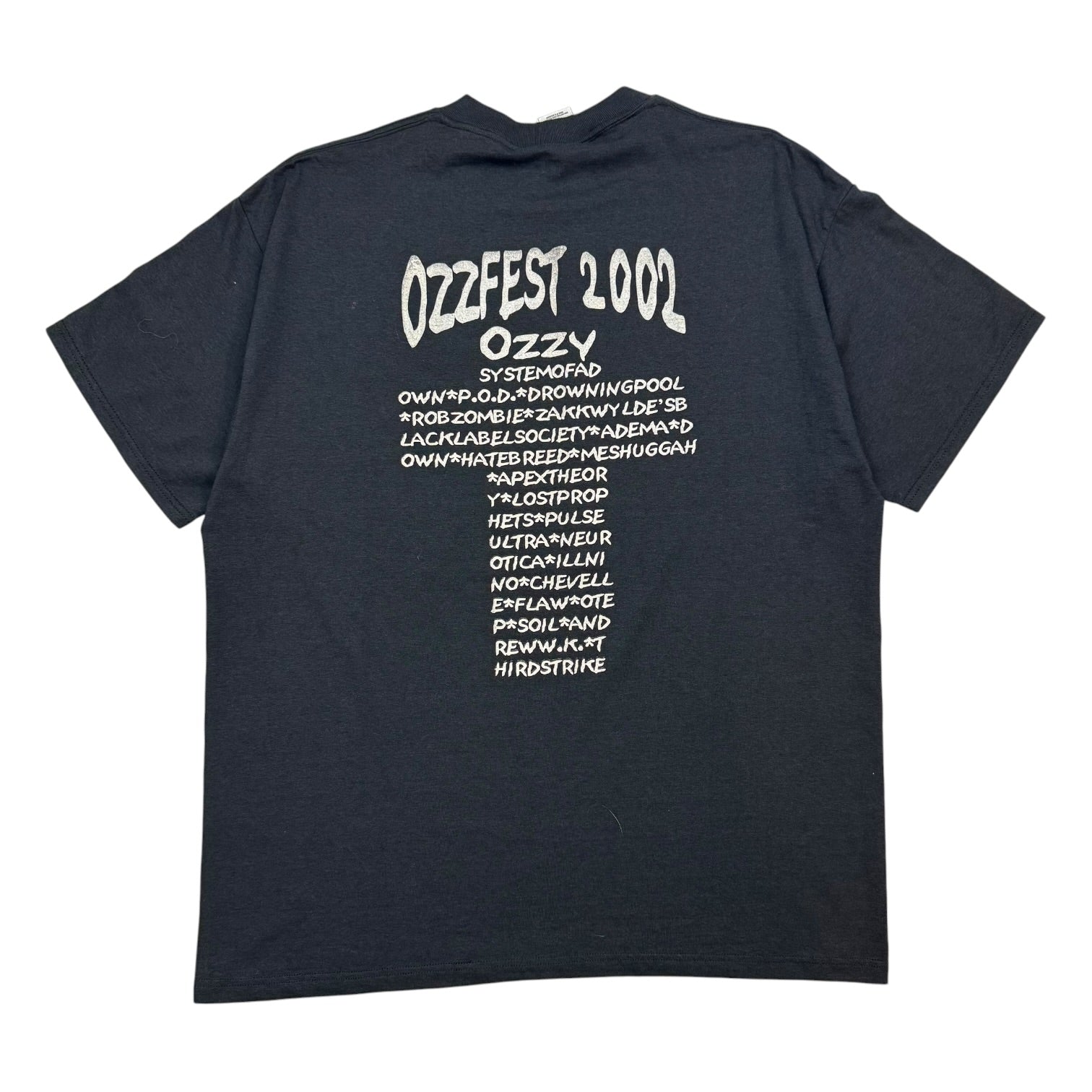 2002 Ozzy Osbourne Ozzfest Tee Black