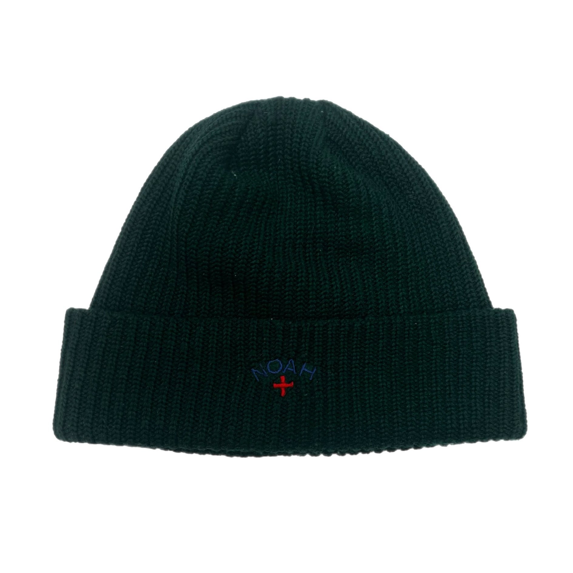 Noah Core Logo Beanie Dark Green