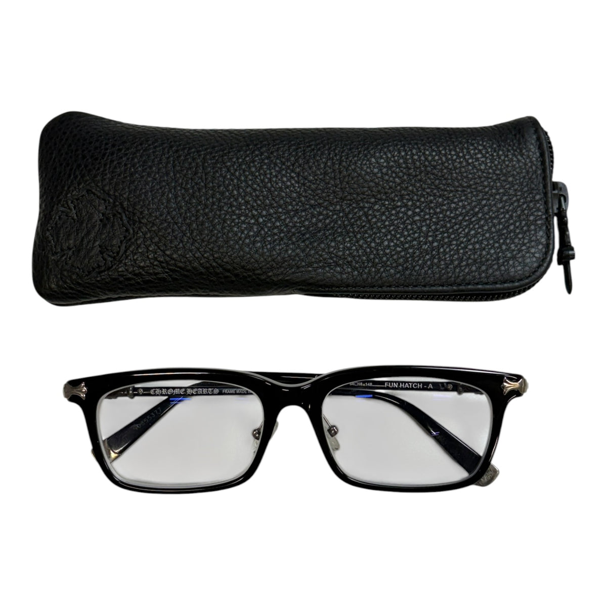 Chrome Hearts Fun Hatch-A Optical Glasses Black