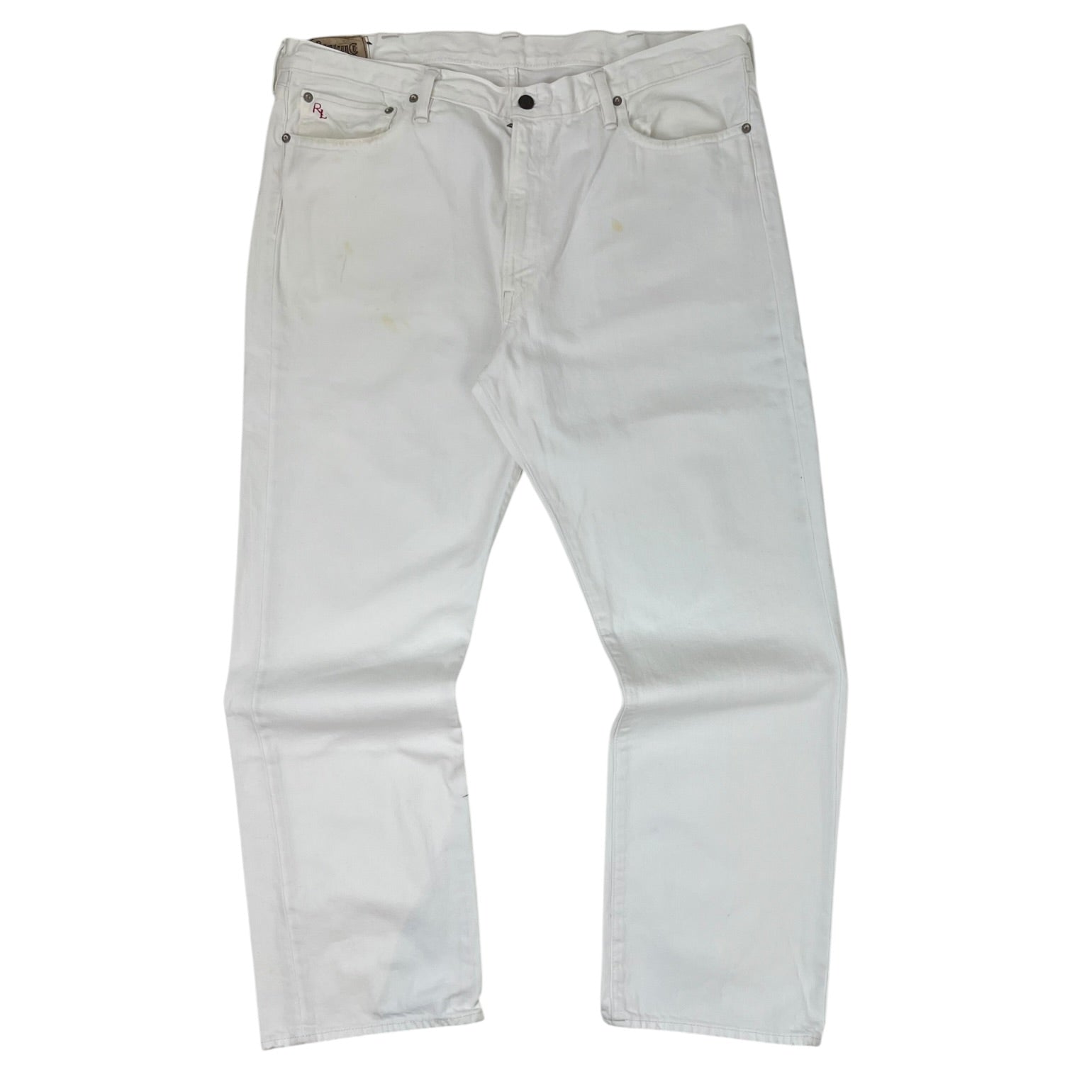 Vintage Polo By Ralph Lauren “RL” Logo Denim White