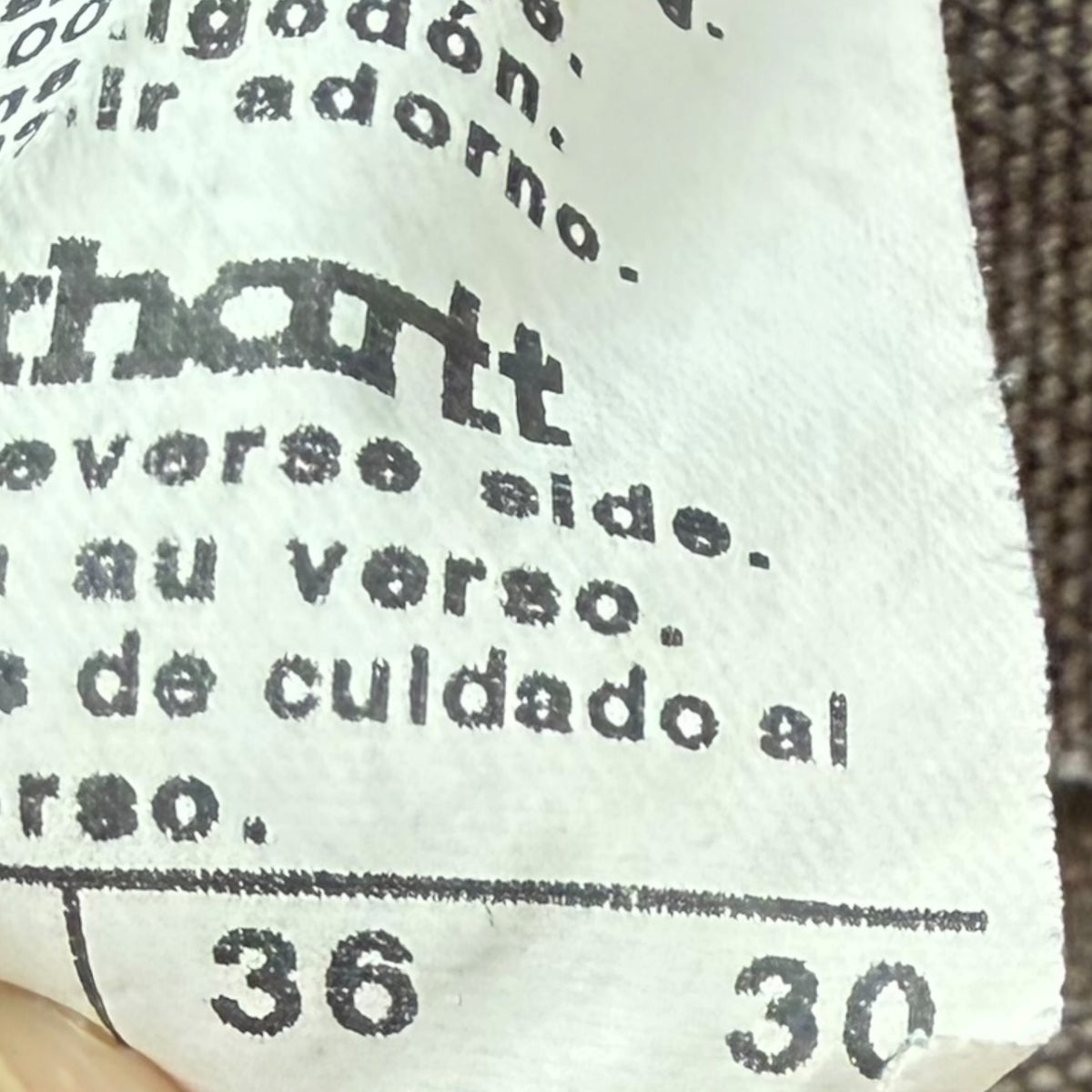 Vintage Carhartt Dungaree Pants Brown