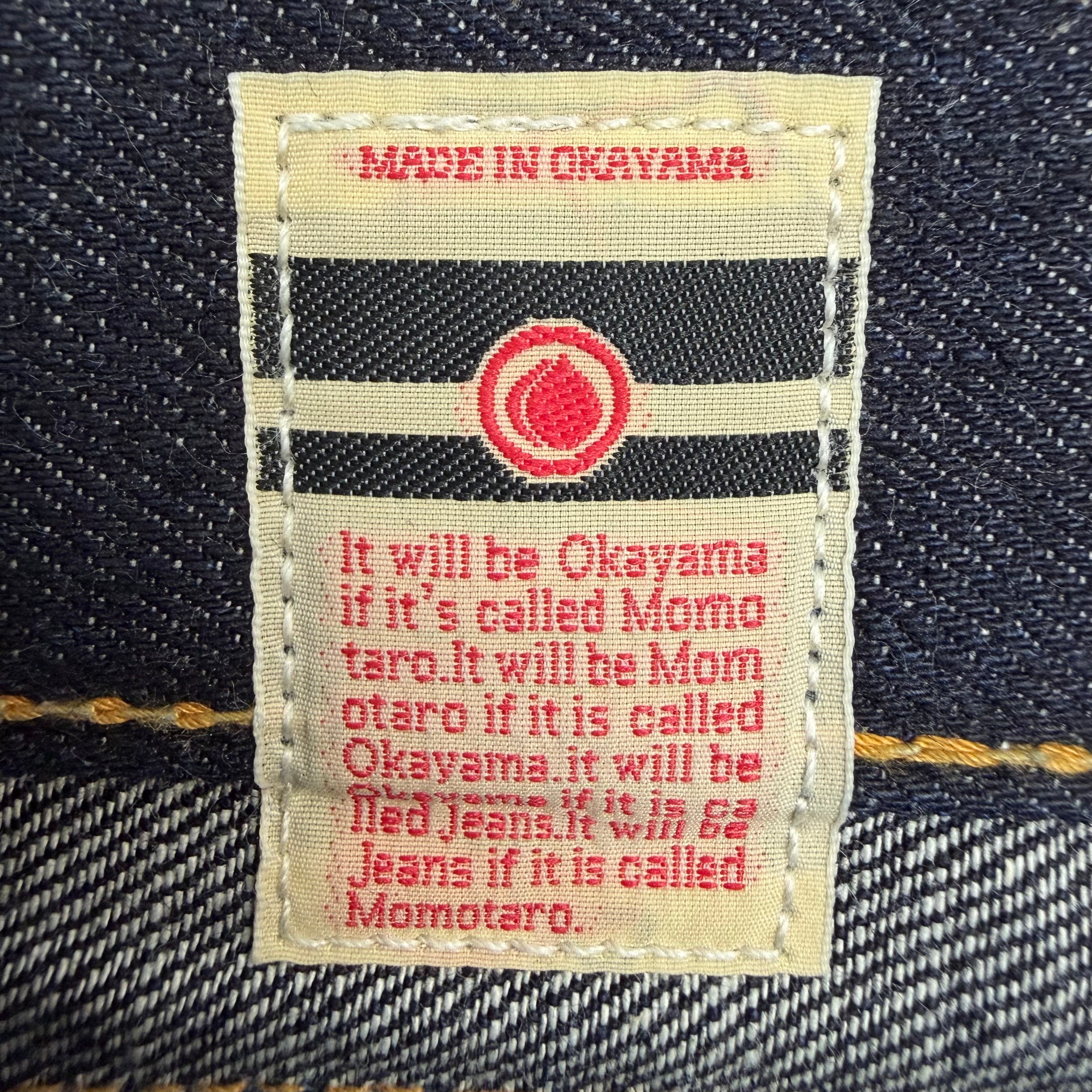 Momotaro Raw Denim Selvedge Jeans Indigo