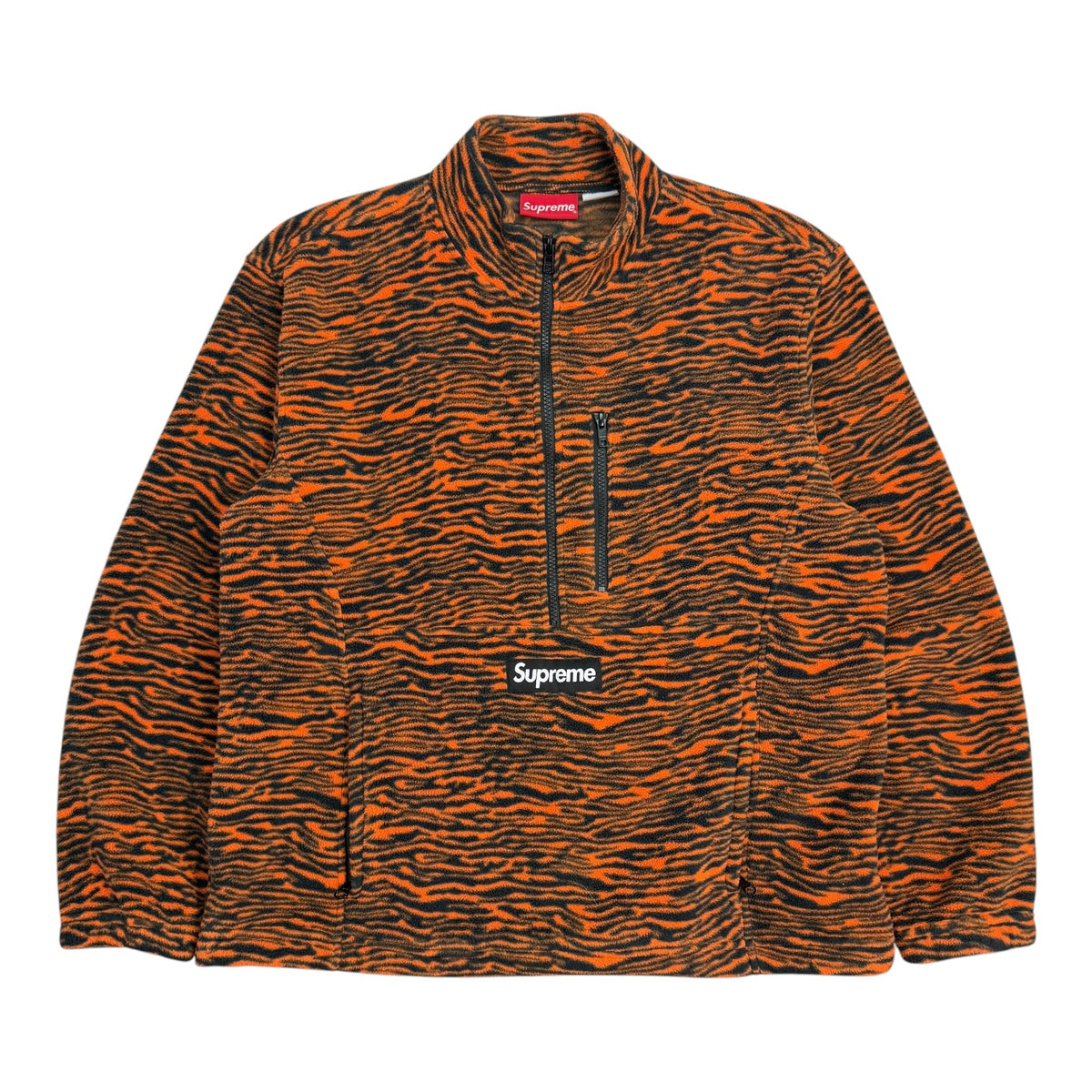 Supreme Polartec Half Zip Pullover Tiger
