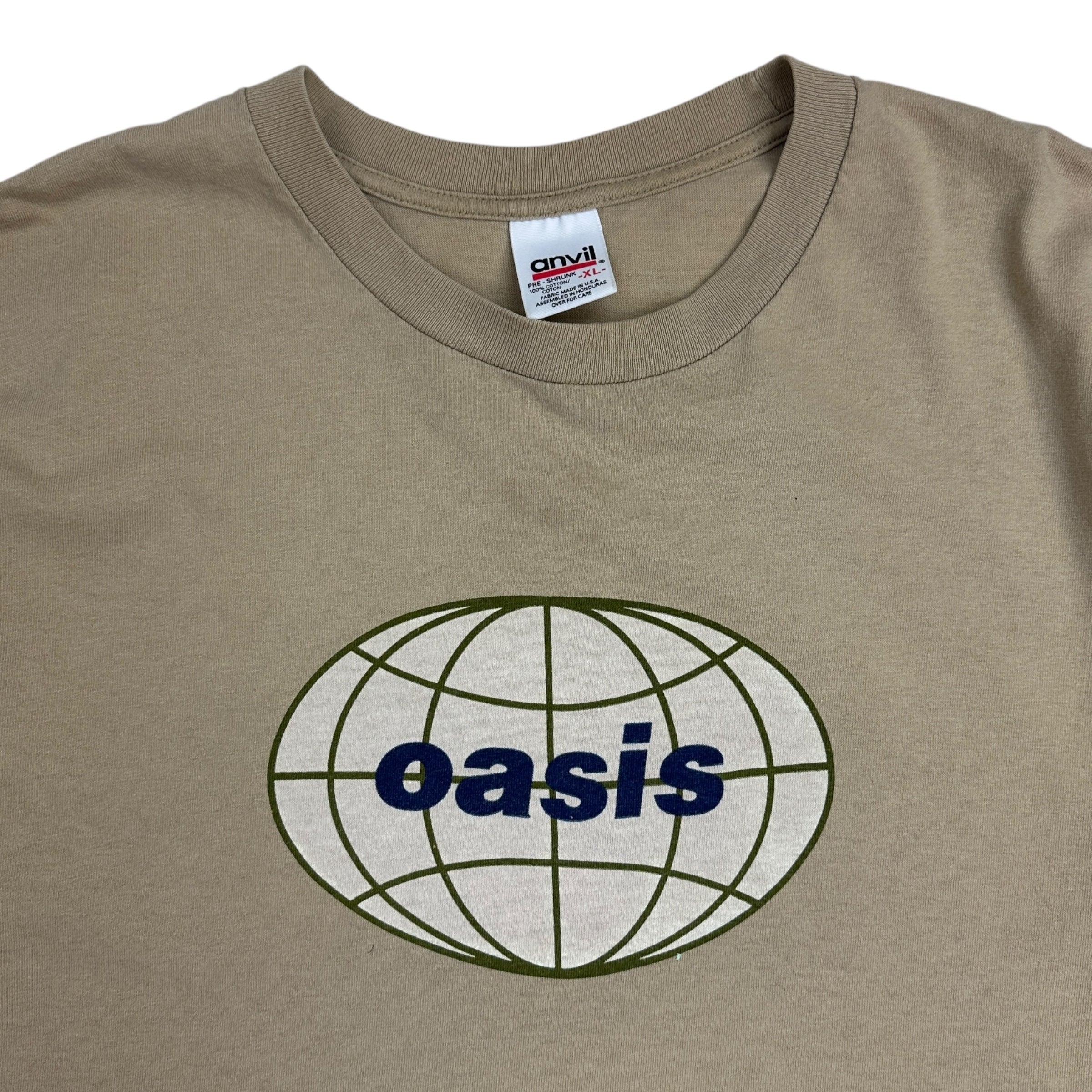 1997 Oasis “Be Here Now” Tour Tee Tan