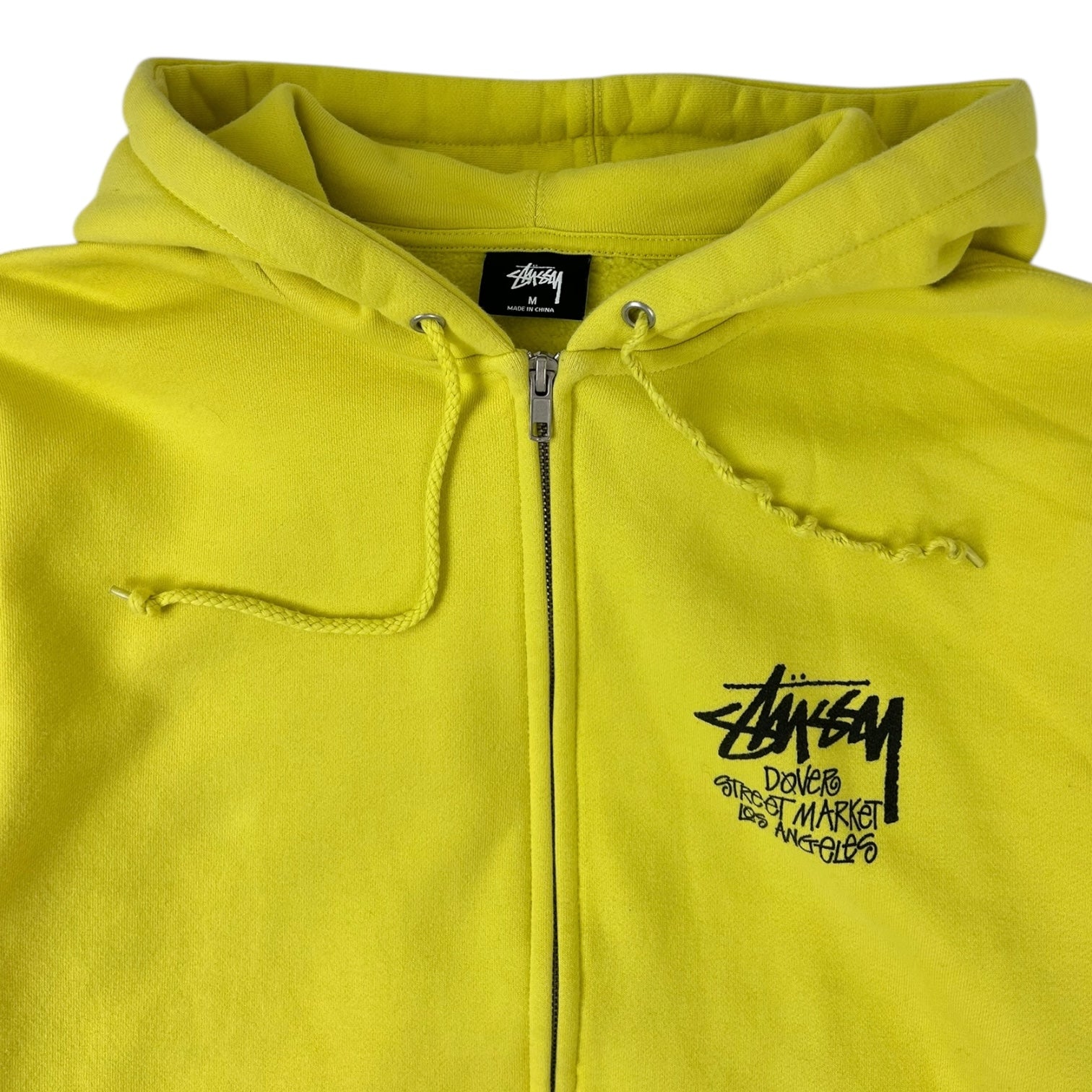 Stussy Chapter Dover Street Market Zip Hoodie Lemon