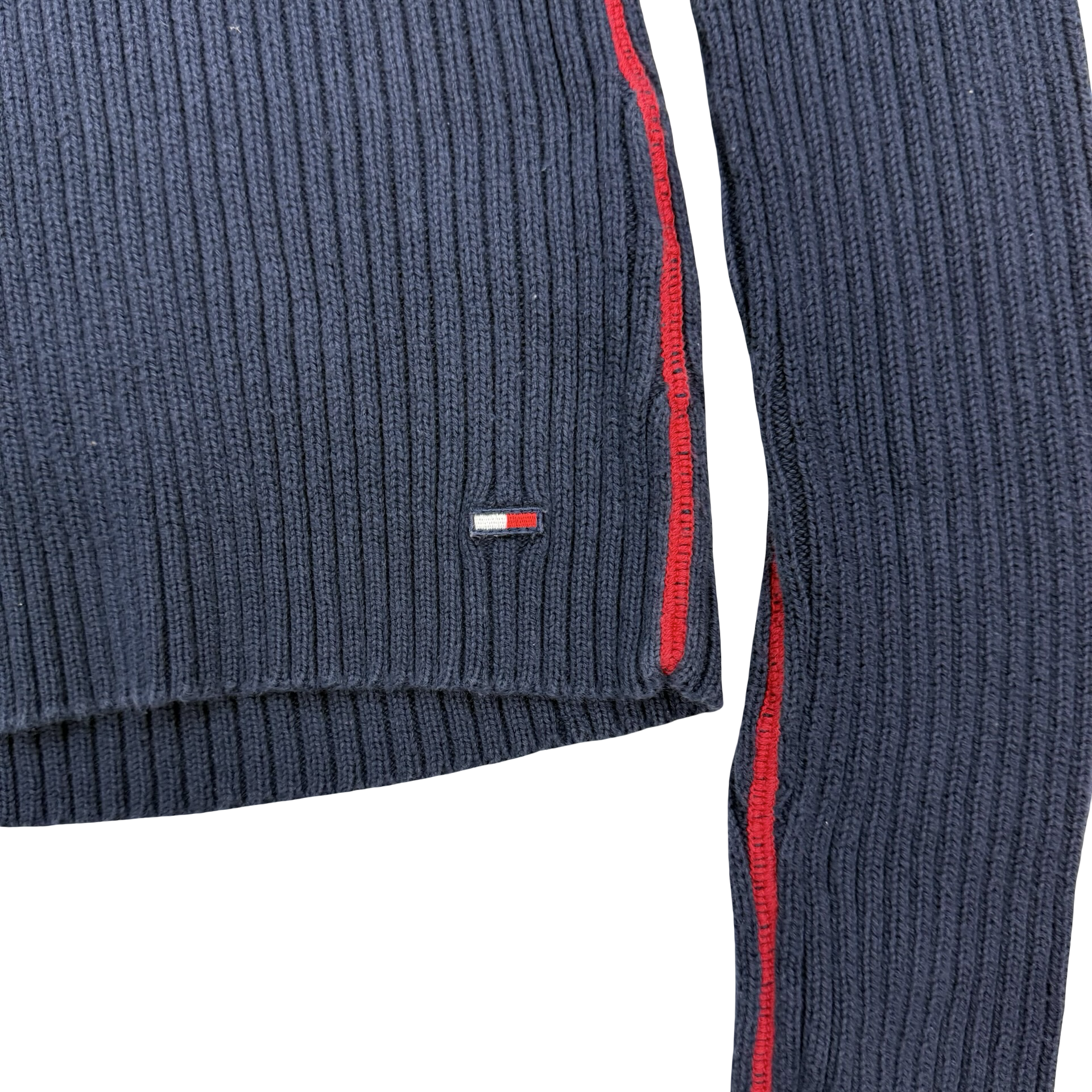(W) Vintage Tommy Jeans Turtleneck Sweater Navy Blue