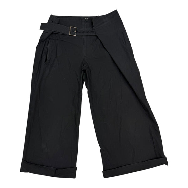 (W) Yohji Yamamoto + NOIR SS11 Cotton Trousers Black