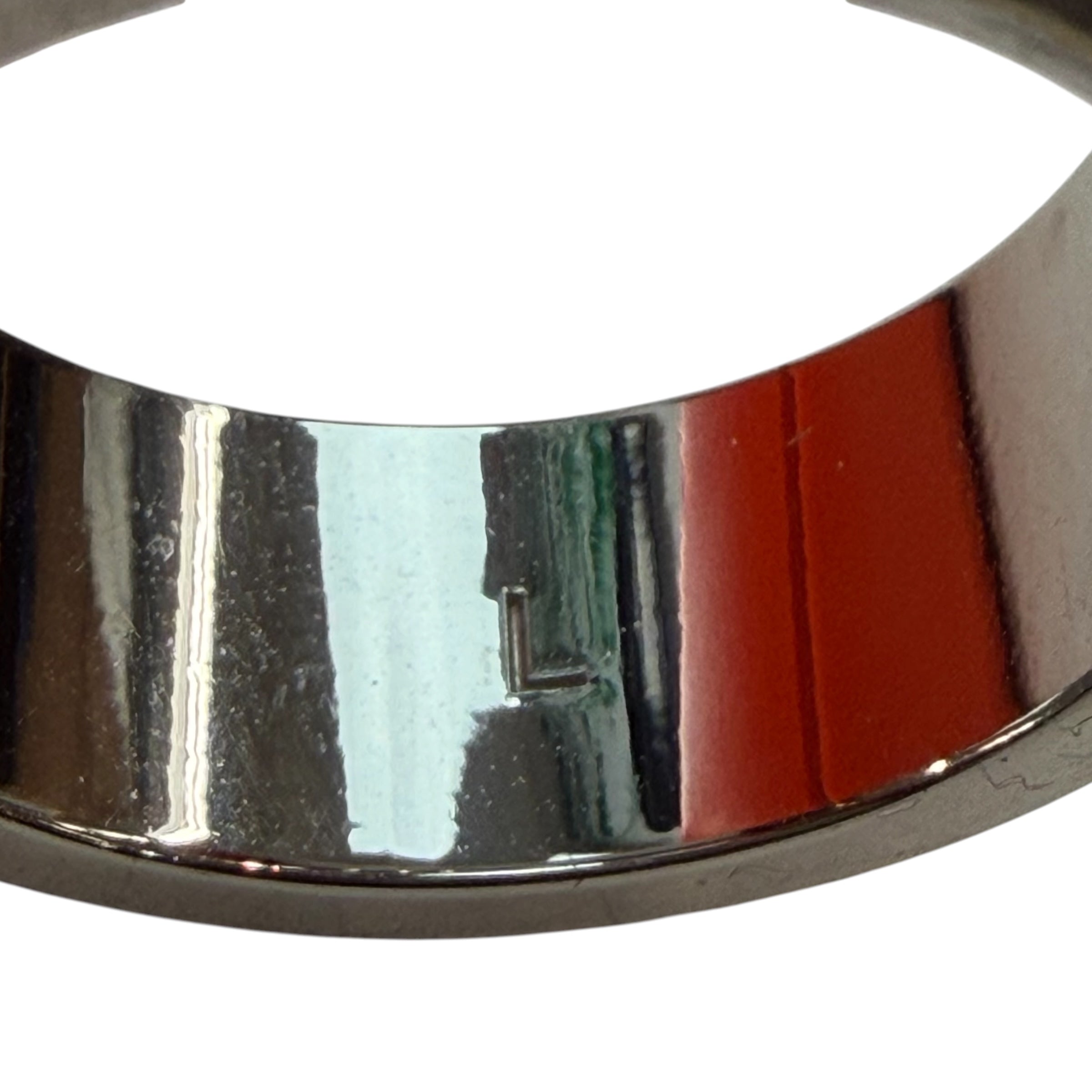 Fendi FF Ring Silver Coated Bronze