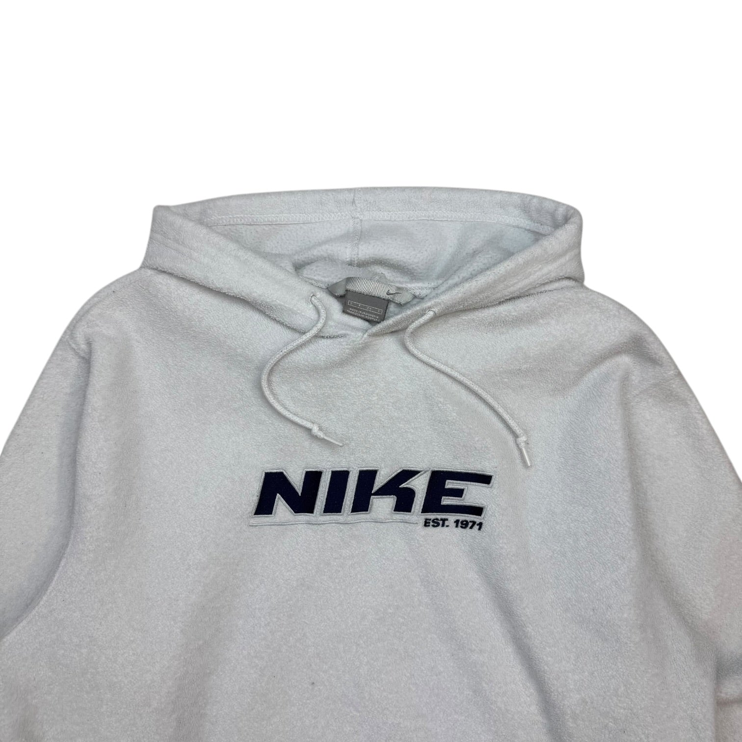 Vintage Nike Fleece Hoodie White