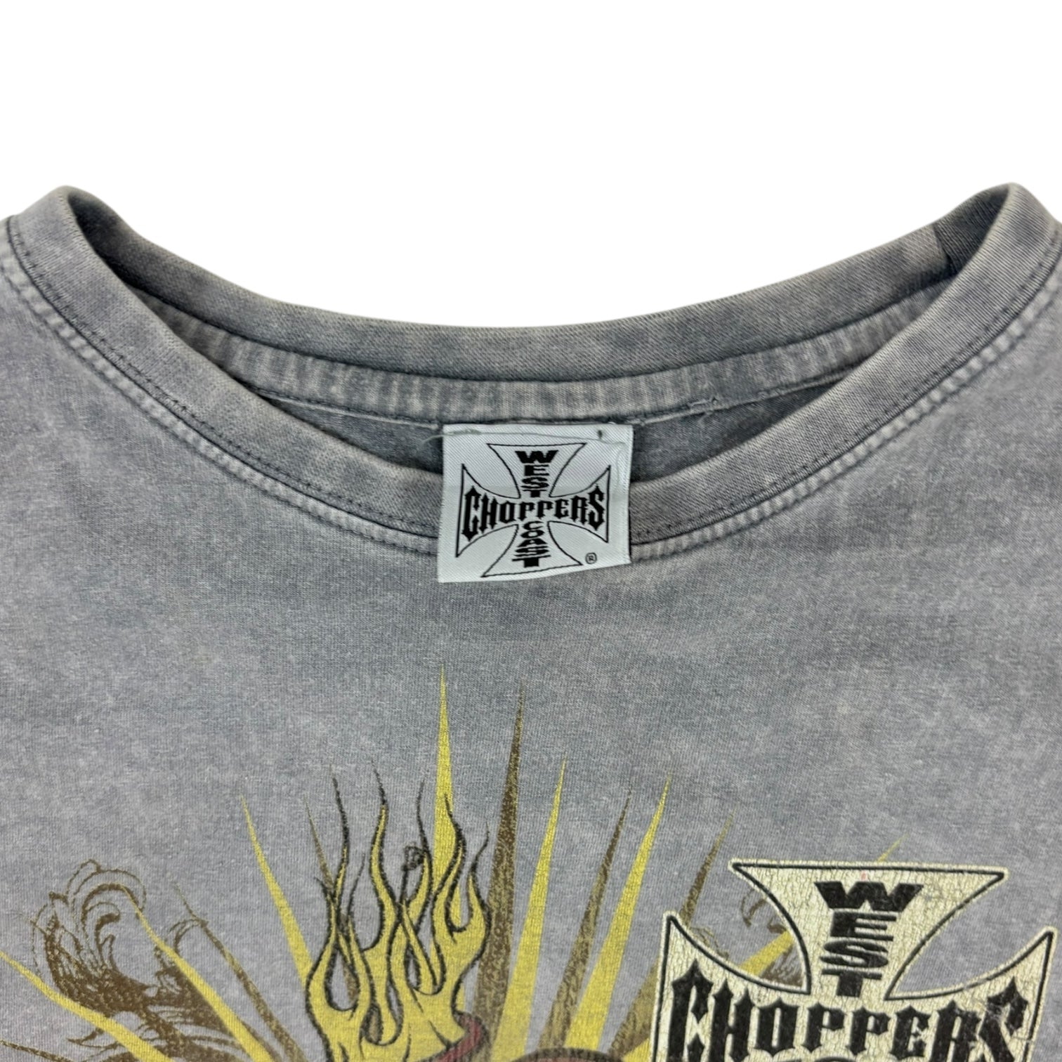 Vintage West Coast Choppers “Devotion To The Damned” T-Shirt Grey