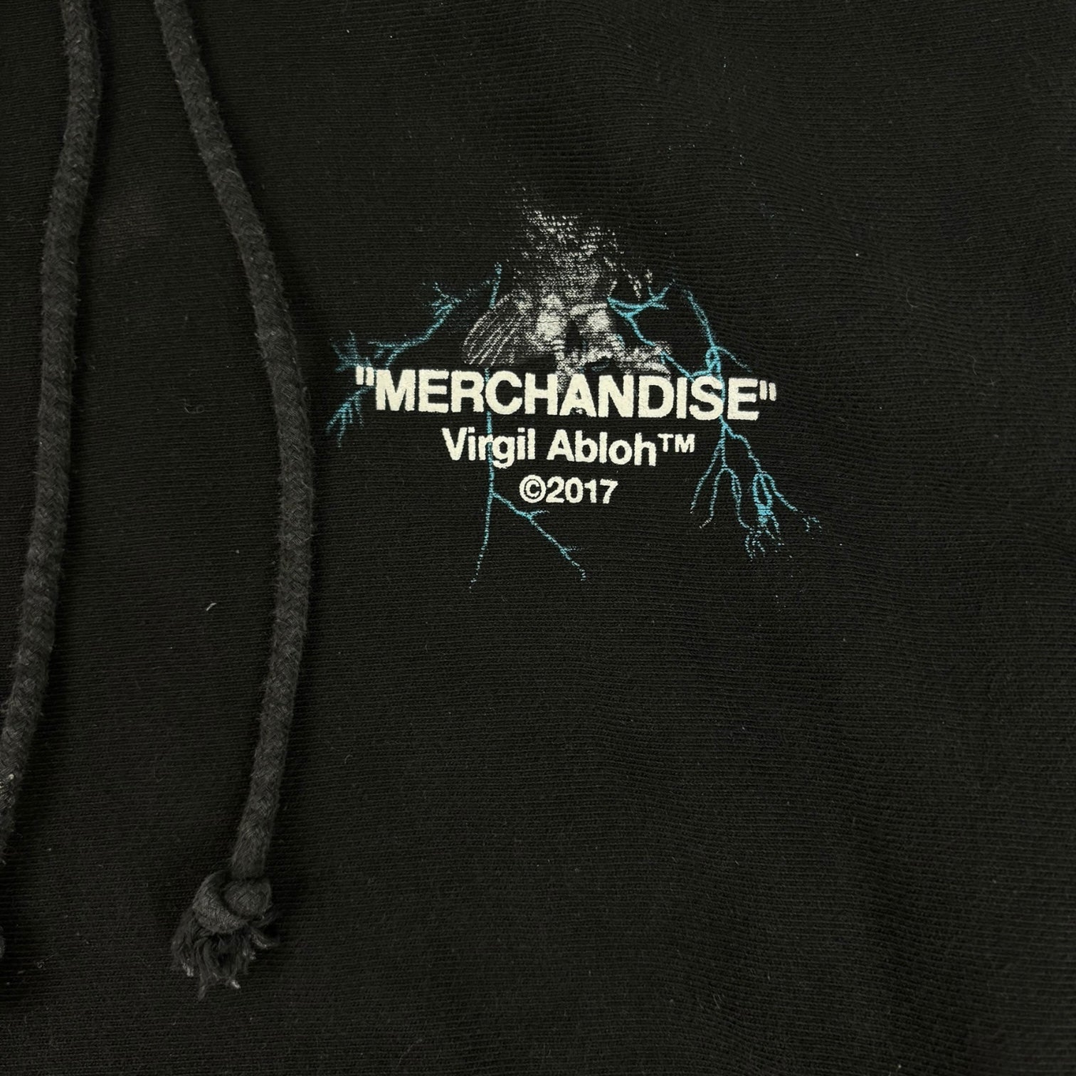 2017 Virgil Abloh x Travis Scott “MERCHANDISE” Bird’s Eye View Tour Hoodie Black