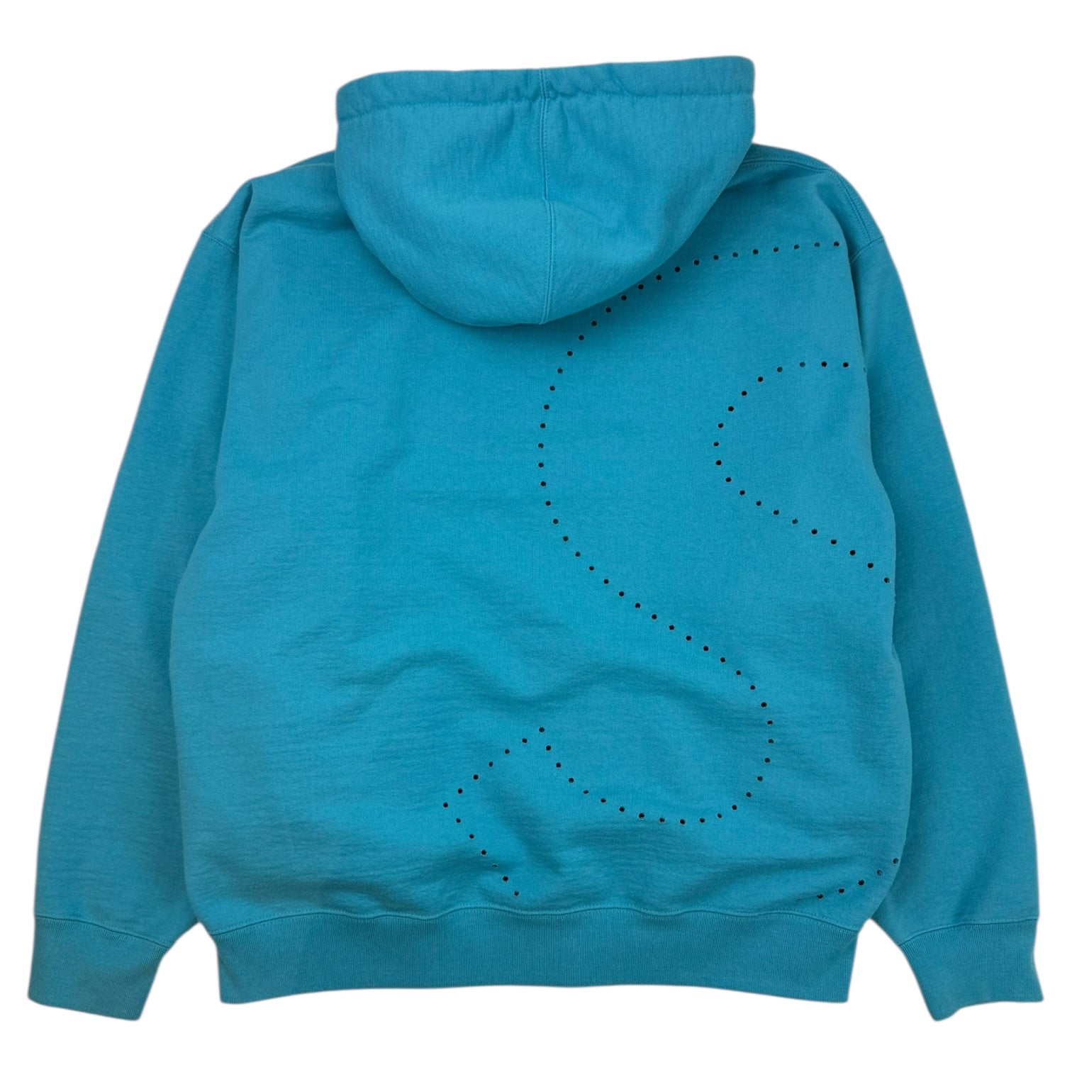 Supreme Laser Cut S Logo Hoodie Cyan