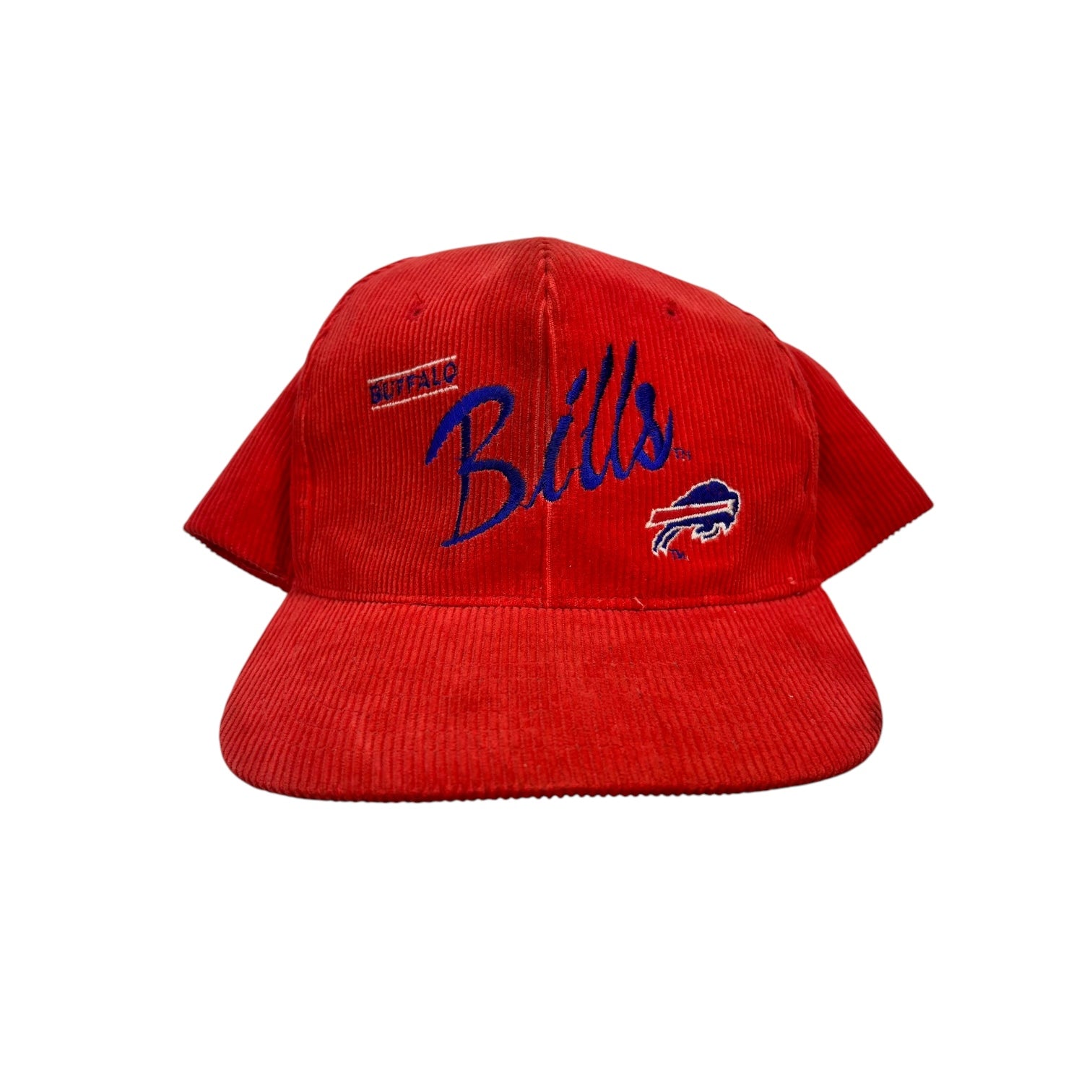 Vintage Buffalo Bills Corduroy SnapBack Red