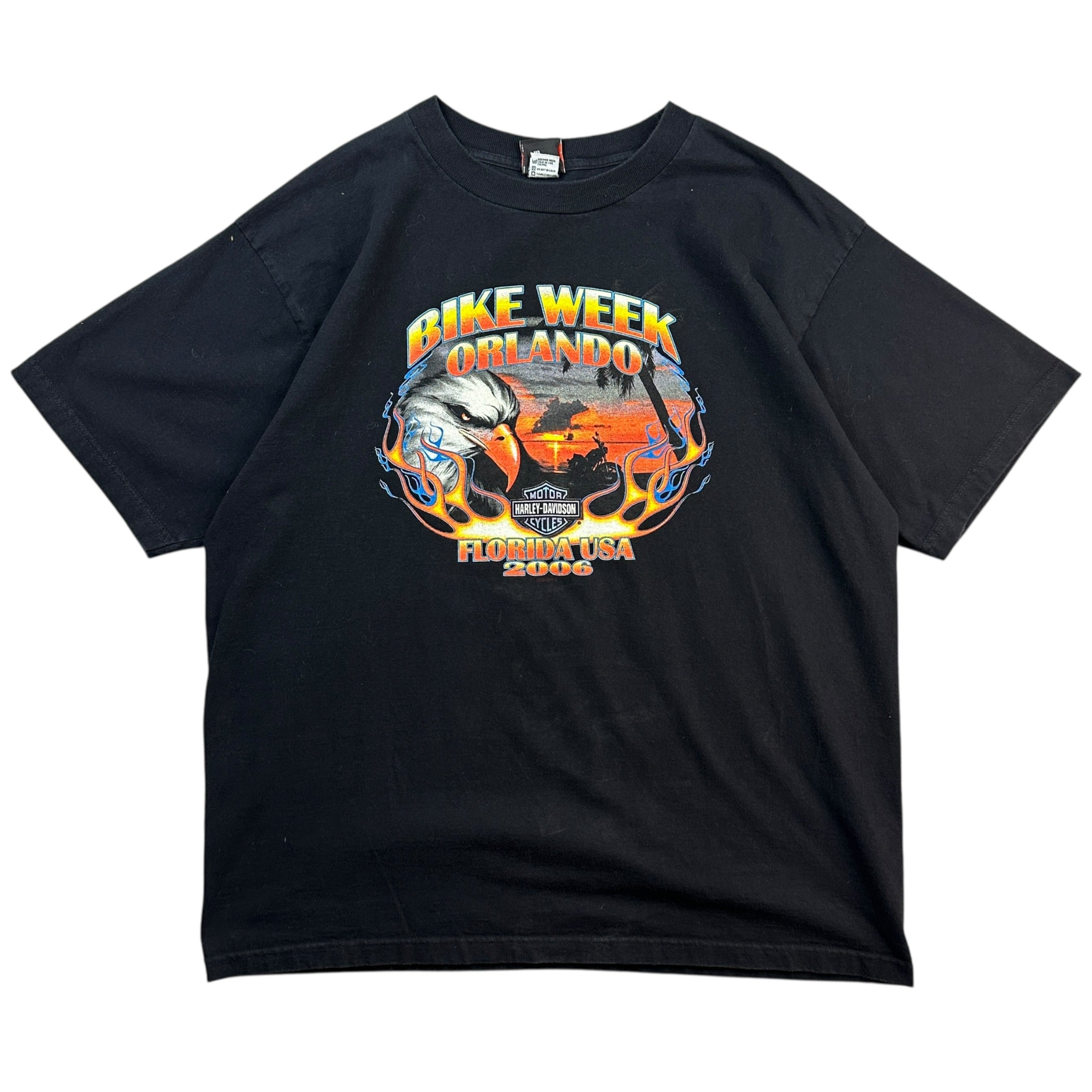 Vintage Harley Davidson Orlando Bike Week Tee Black