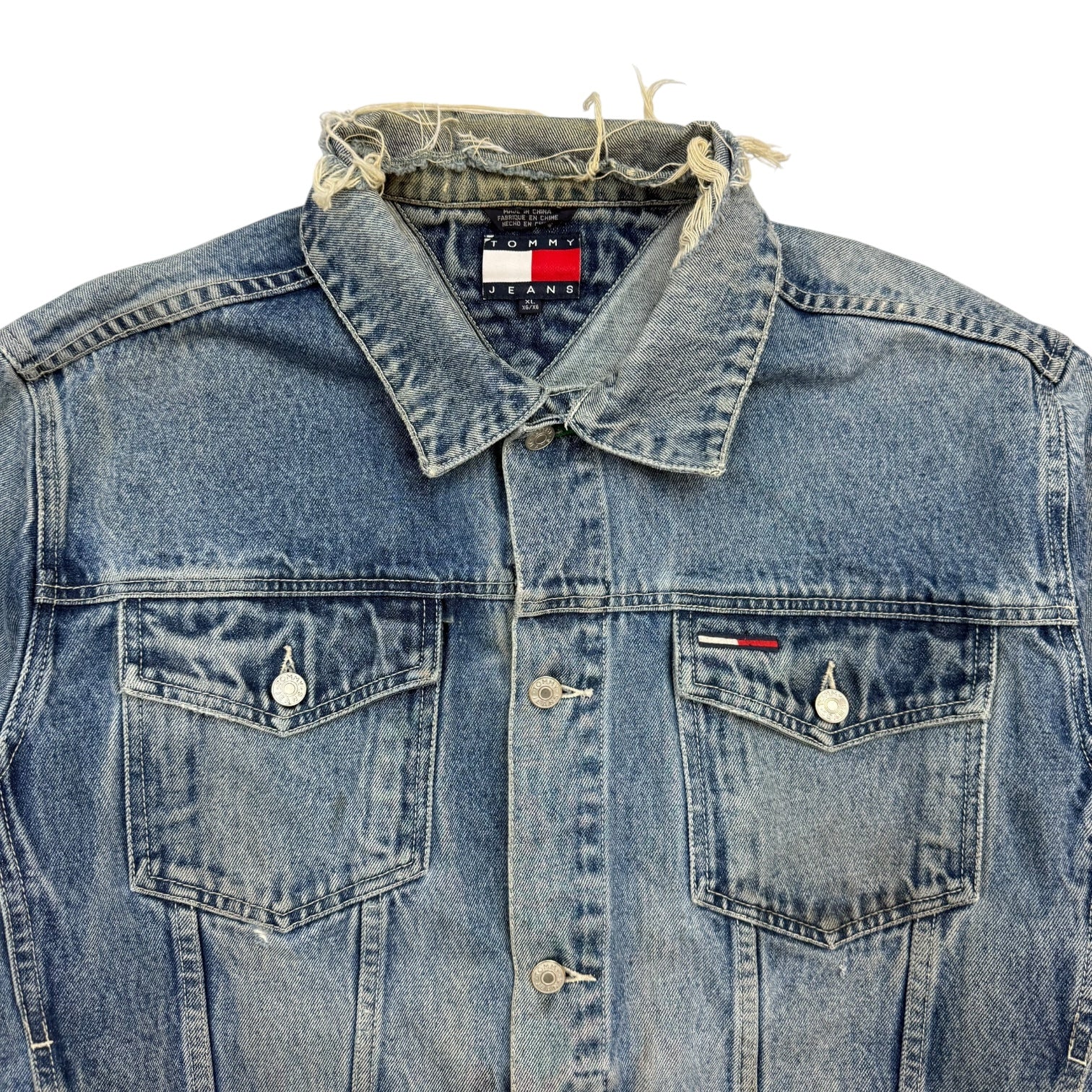 Vintage Tommy Hilfiger Denim Jacket Light Wash