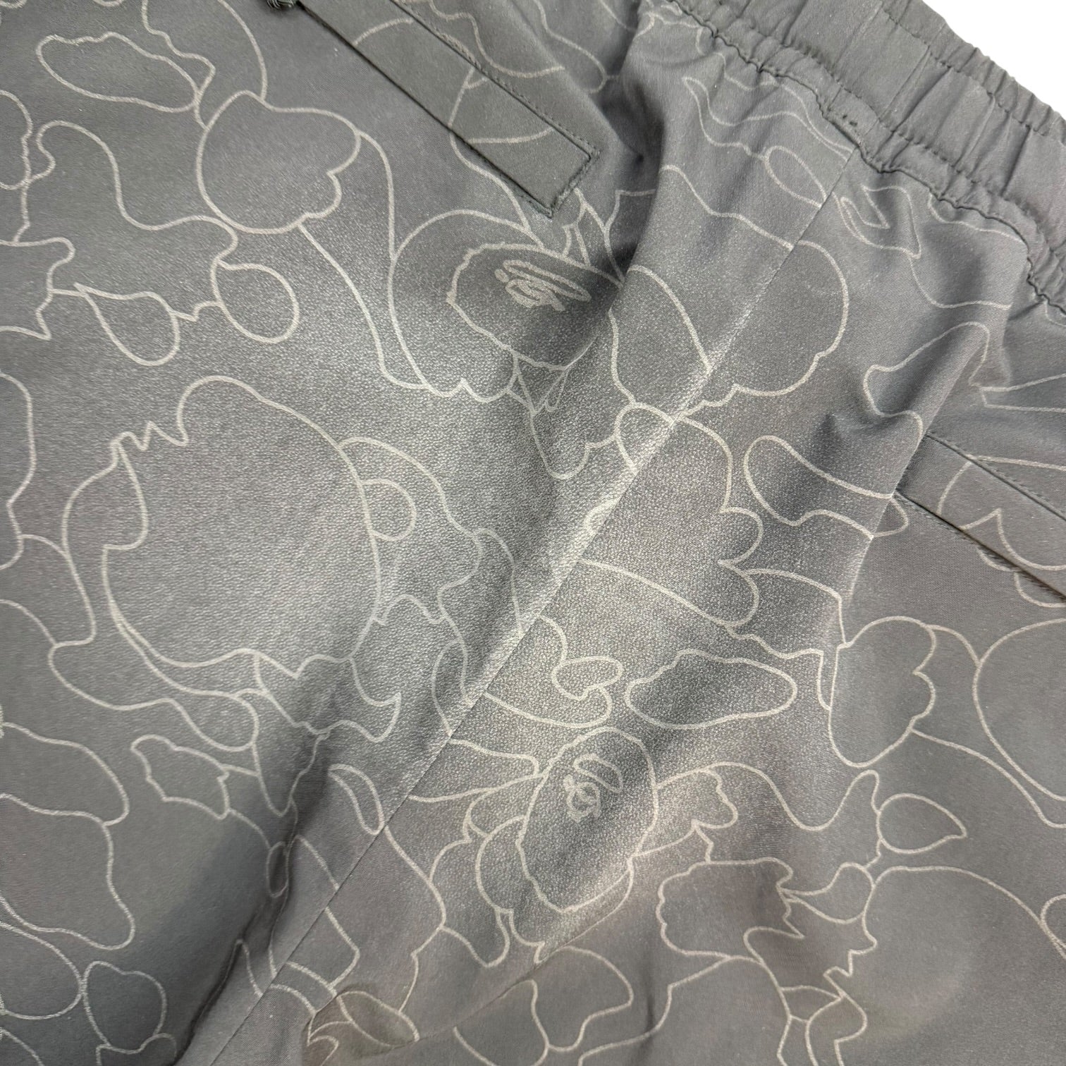 BAPE X Adidas Slopetrotter Pants Black/Iridescent