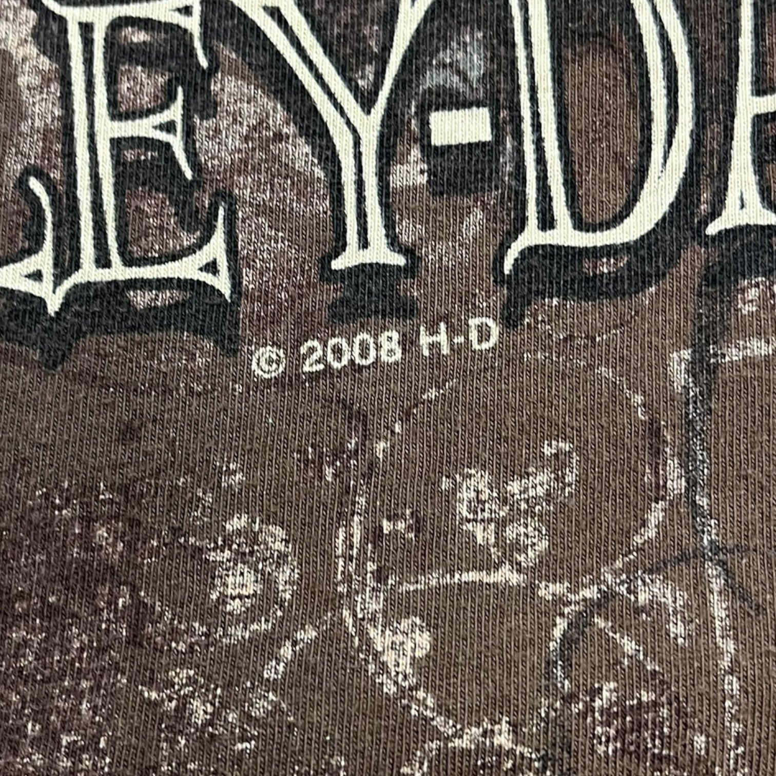 2008 Harley Davidson Skull T-Shirt