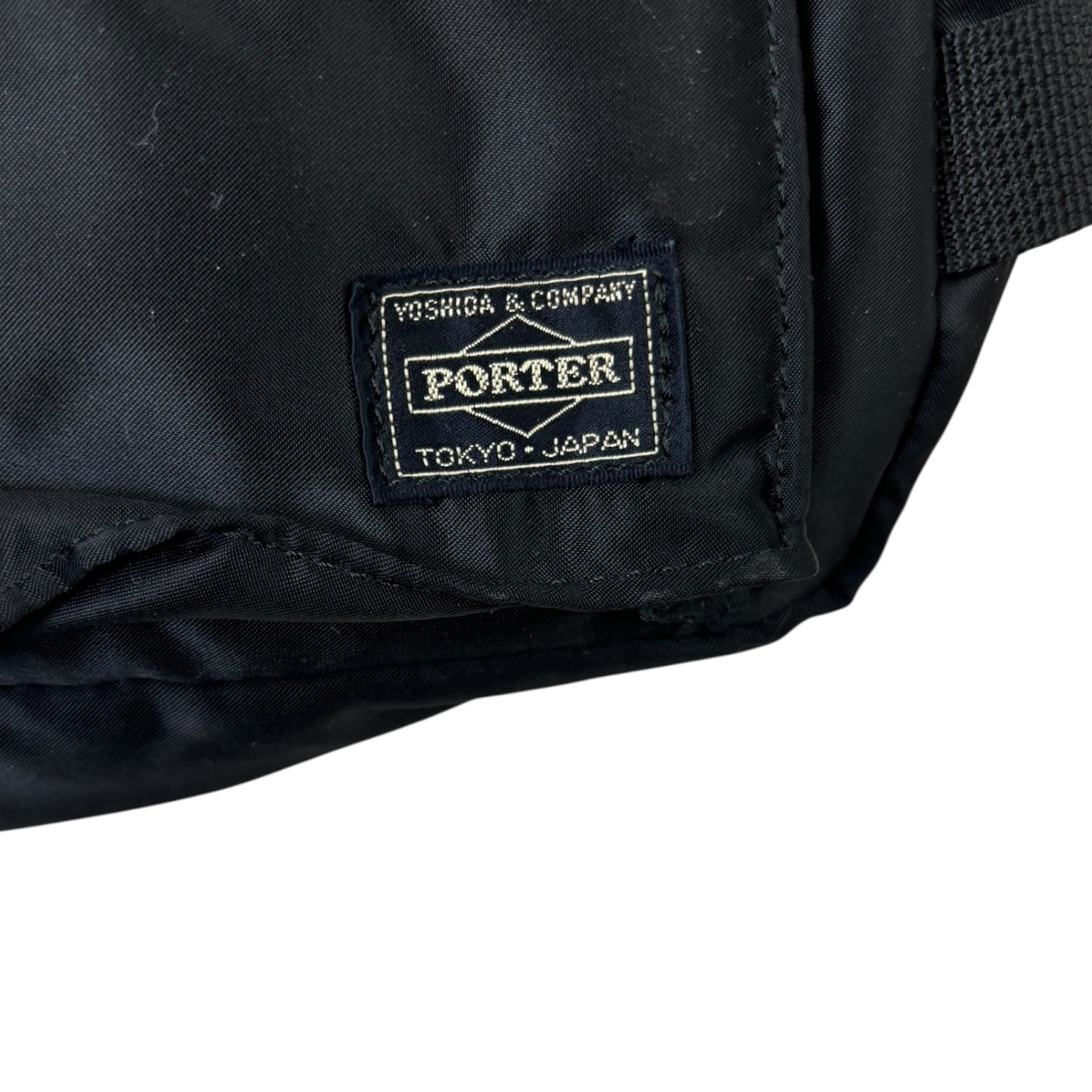 Yoshida Porter Tanker Waist Bag Black