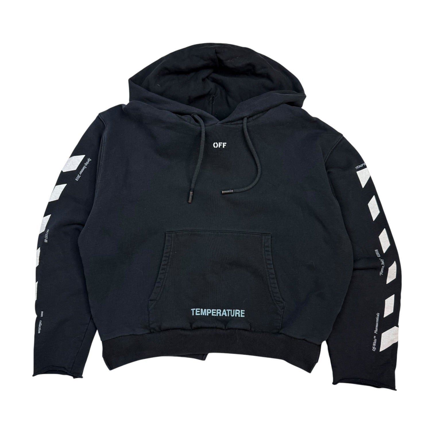 Off-White Temparture Hoodie Black