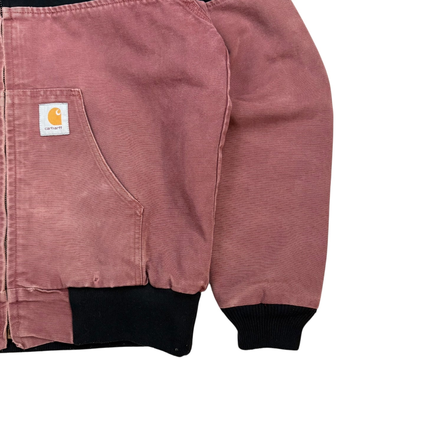 Vintage Carhartt Aztec Active Jacket Faded Maroon