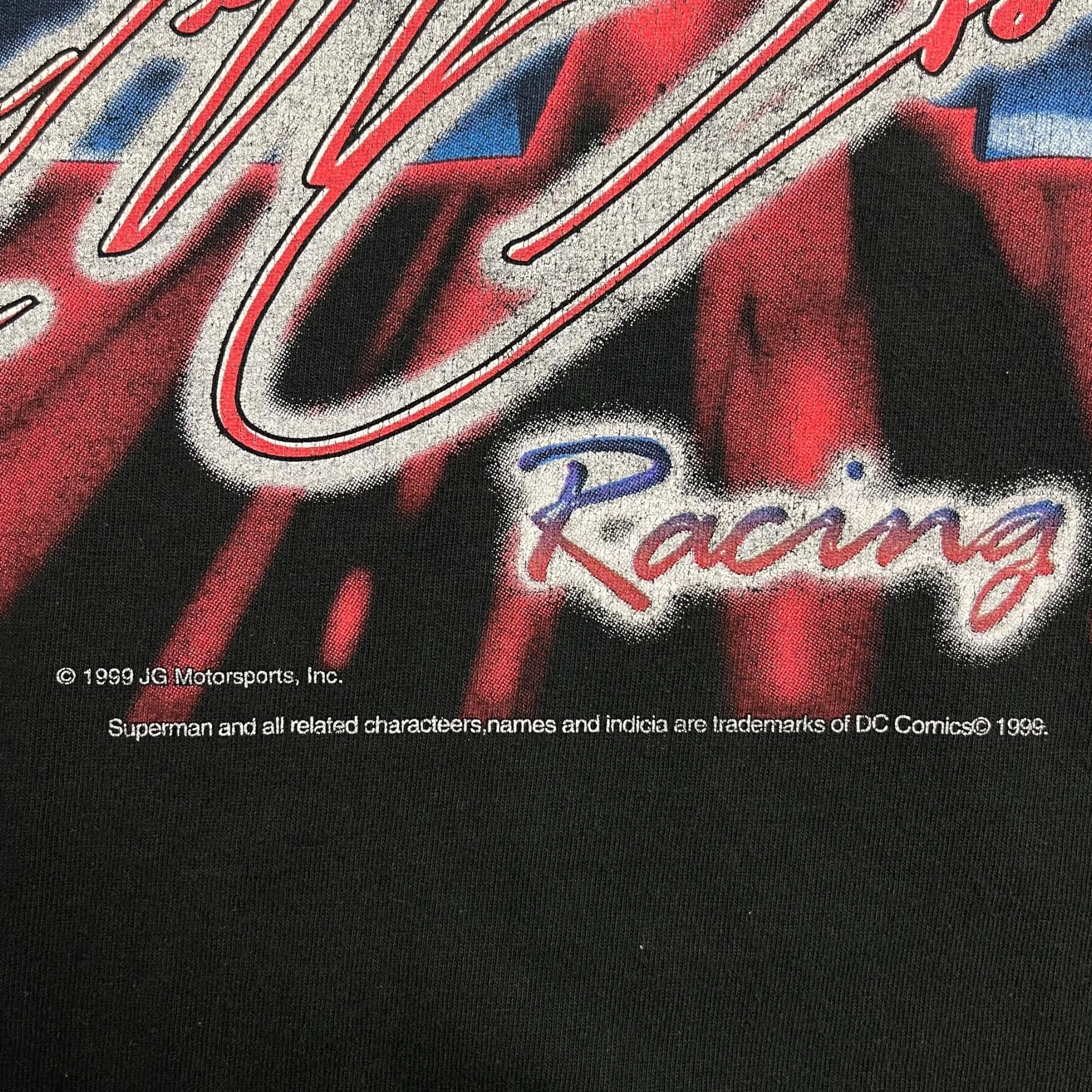 1999 Jeff Gordon Superman NASCAR Racing T-Shirt