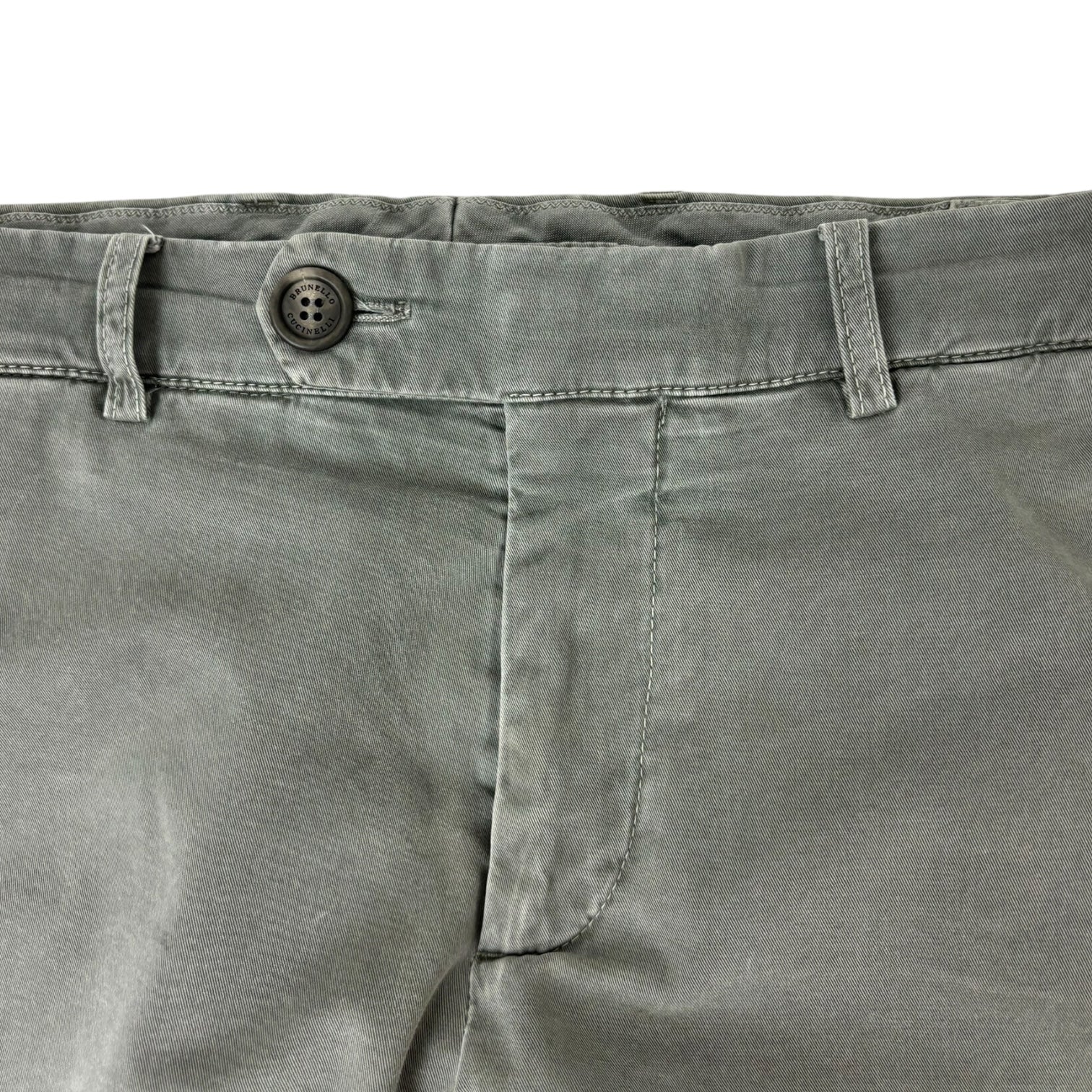 Bruno Cucinelli Tapered Chino Pant Olive