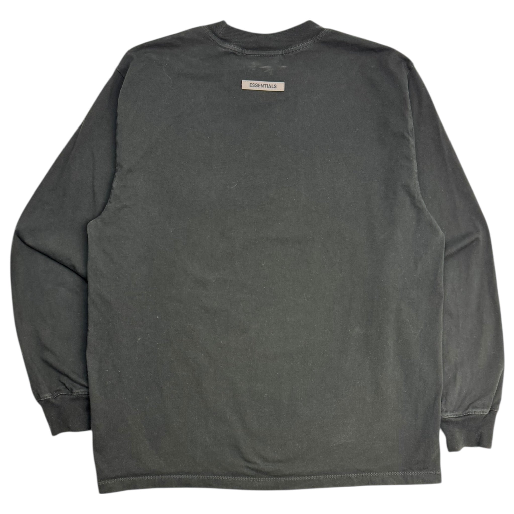 Essentials Spellout Longsleeve Shirt Black