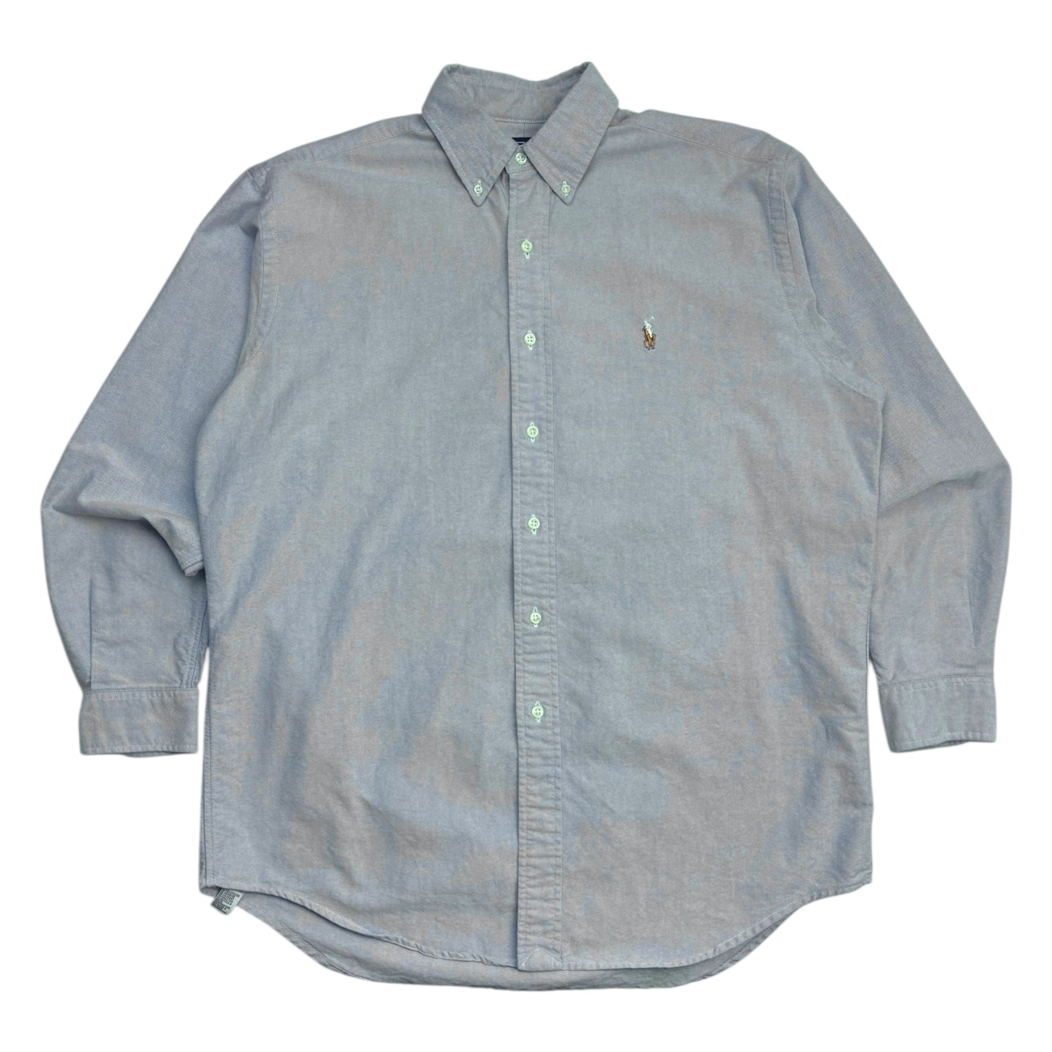 Vintage Polo Ralph Lauren Button Up Shirt Light Blue
