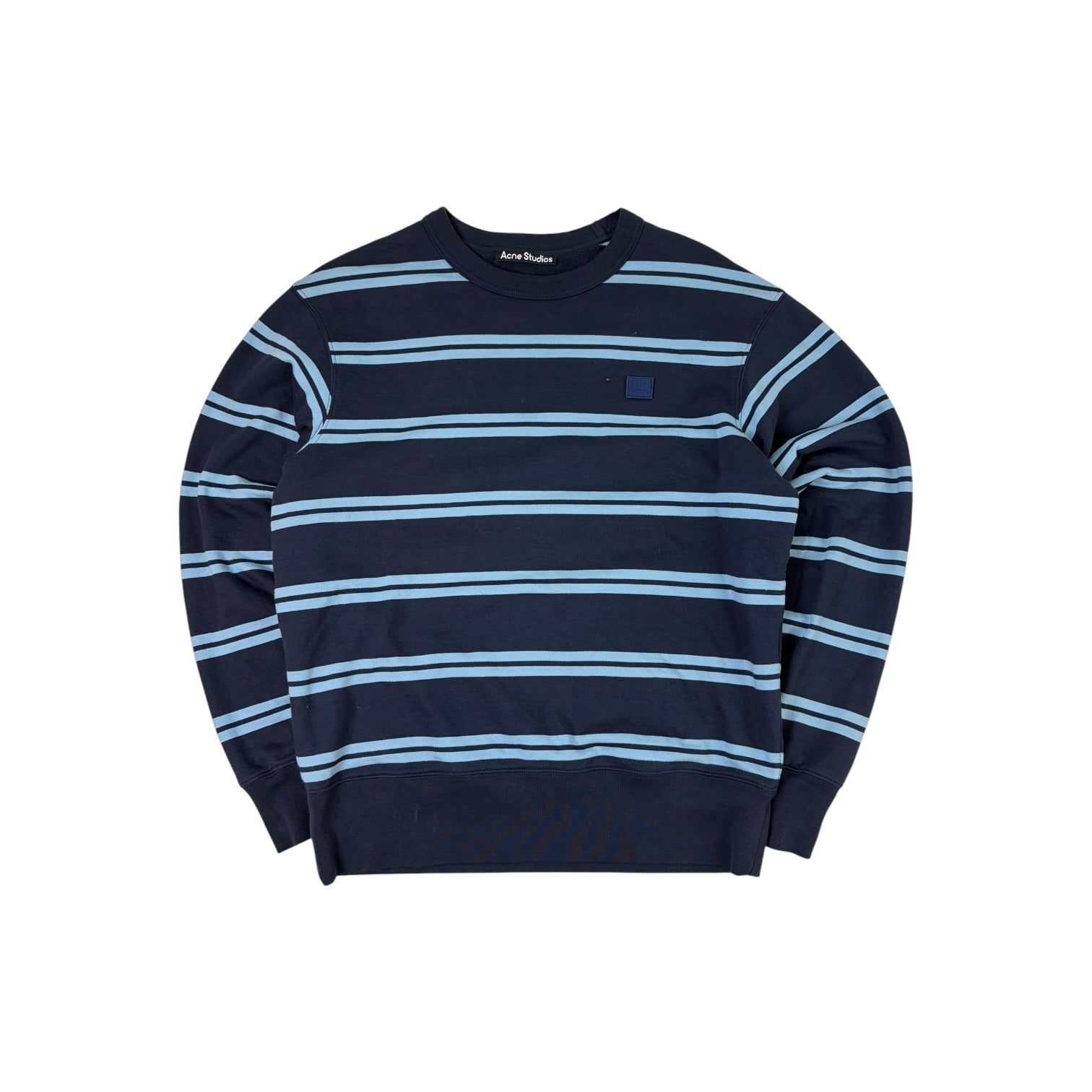 Acne Studios Striped Crewneck Blue