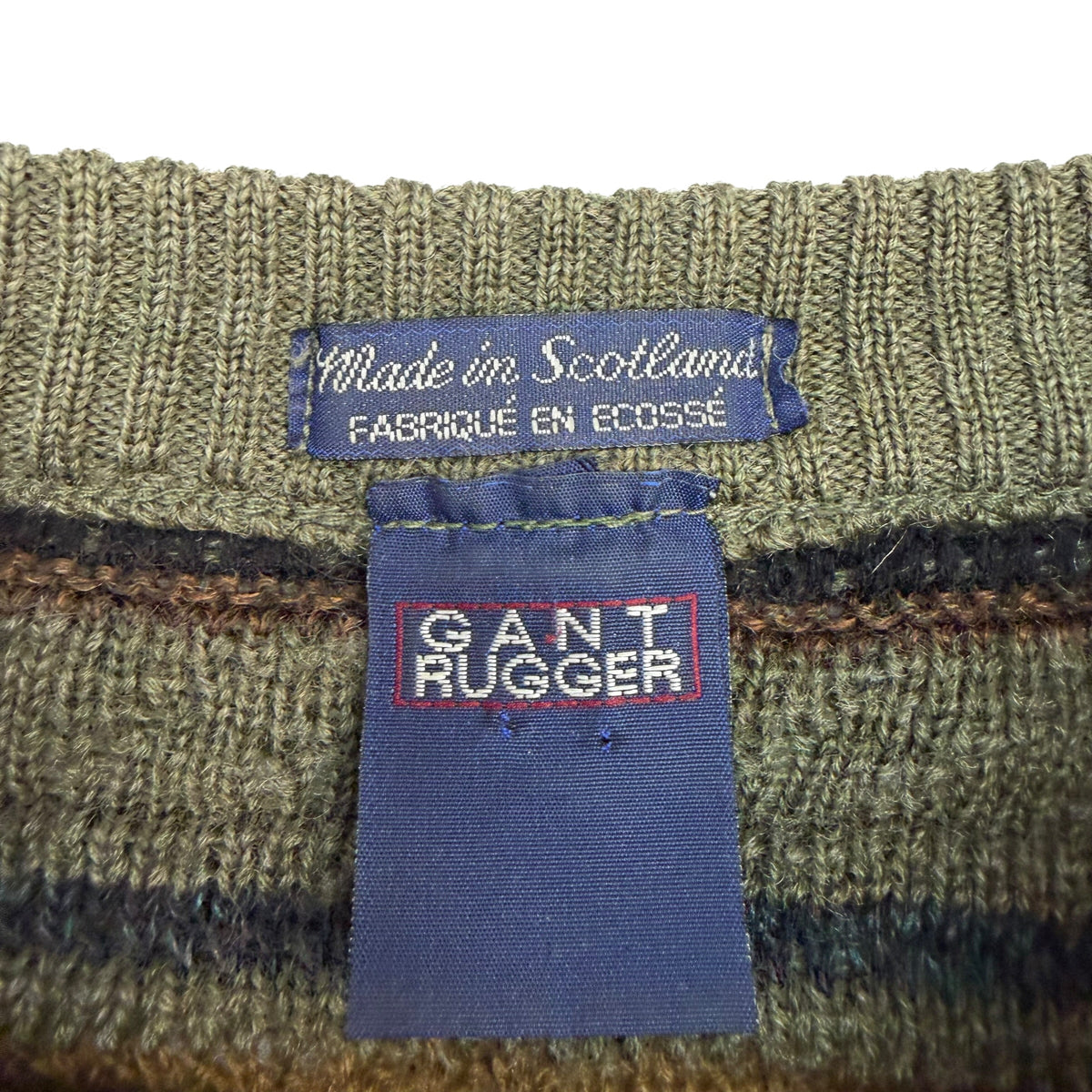 Vintage Gant Rugger Knit Sweater Green