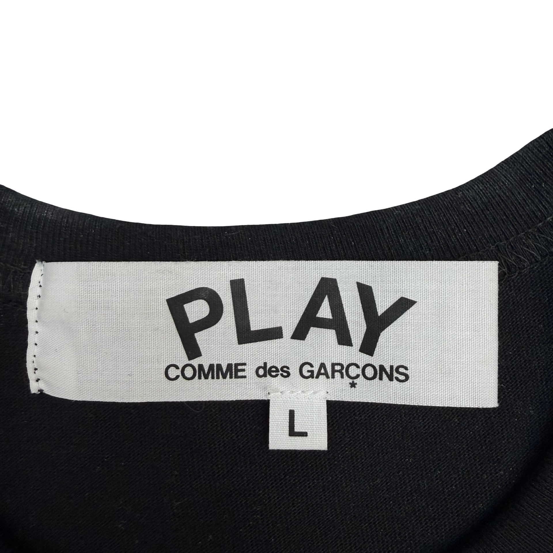 Comme des Garçons PLAY Tee Black