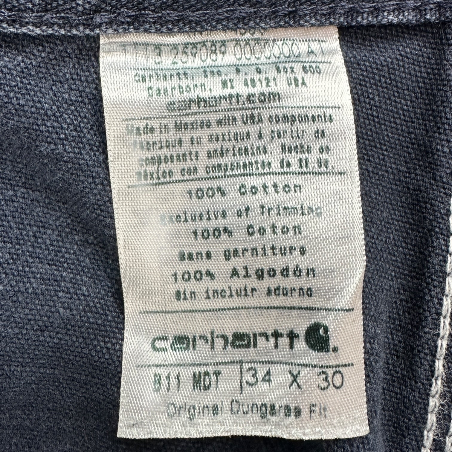 Vintage Carhartt Single Knee Pants Navy