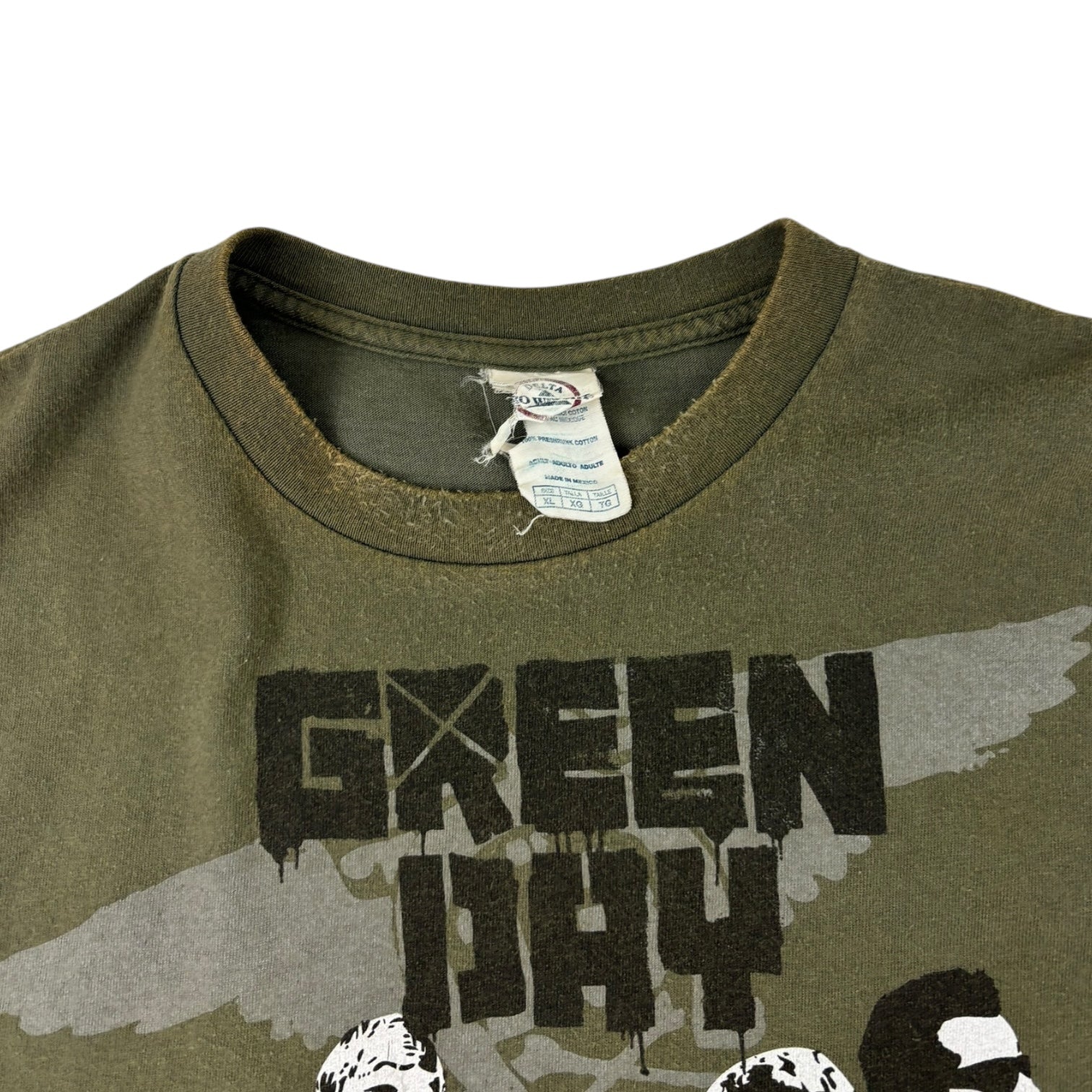 Vintage 2010 Green Day “21st Century Breakdown” T-Shirt Olive
