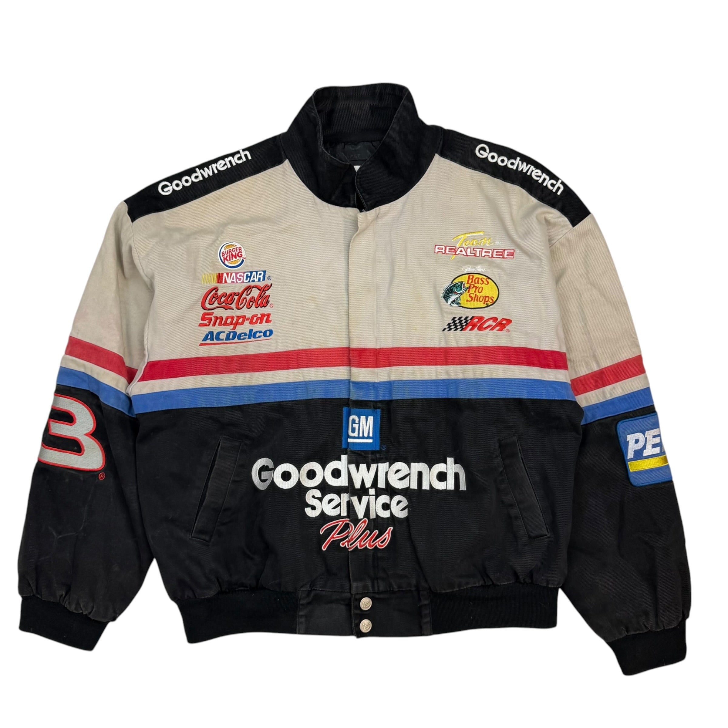 Vintage Dale Earnhardt Goodwrench NASCAR Jacket Black