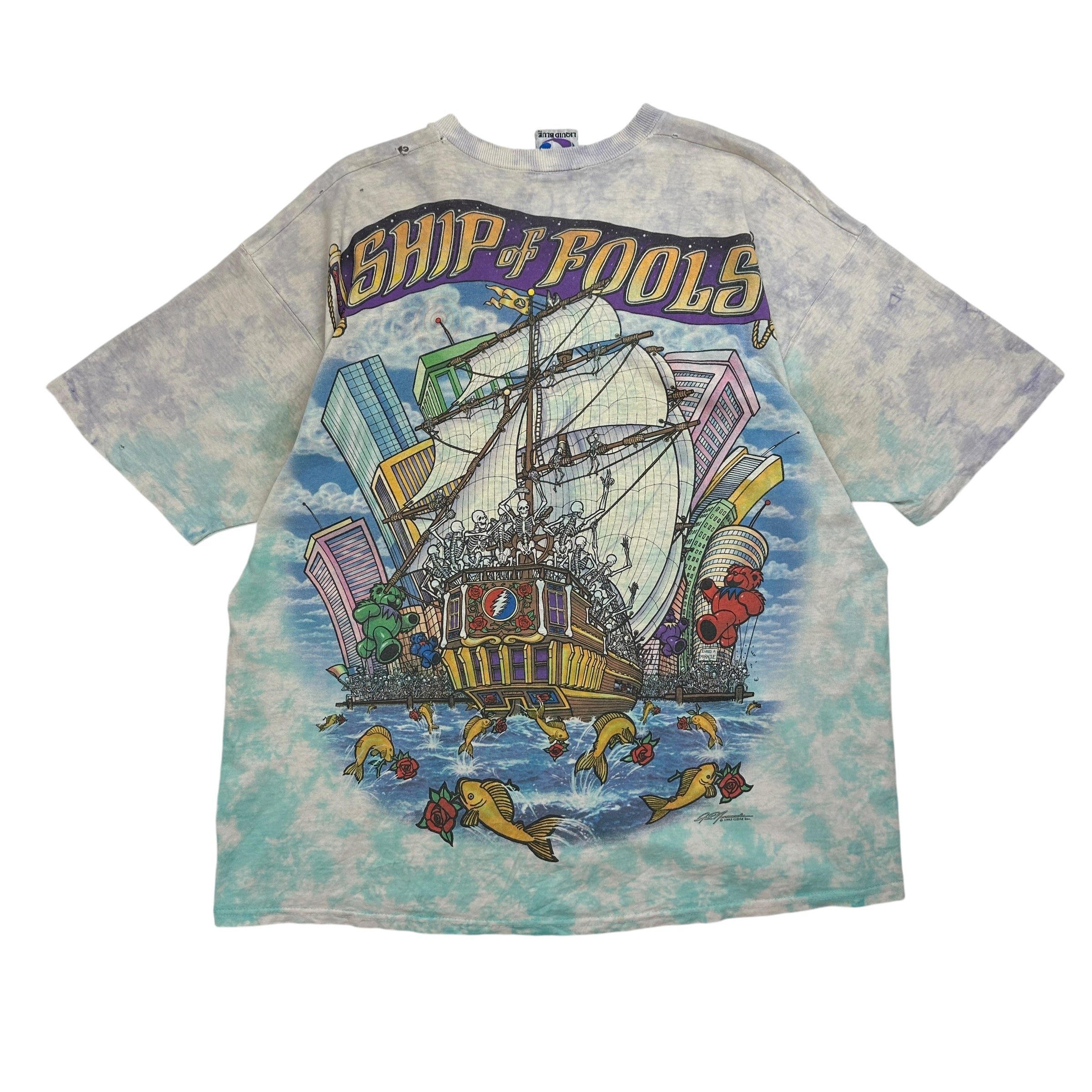 1993 Grateful Dead "Ship of Fools" Band Tee