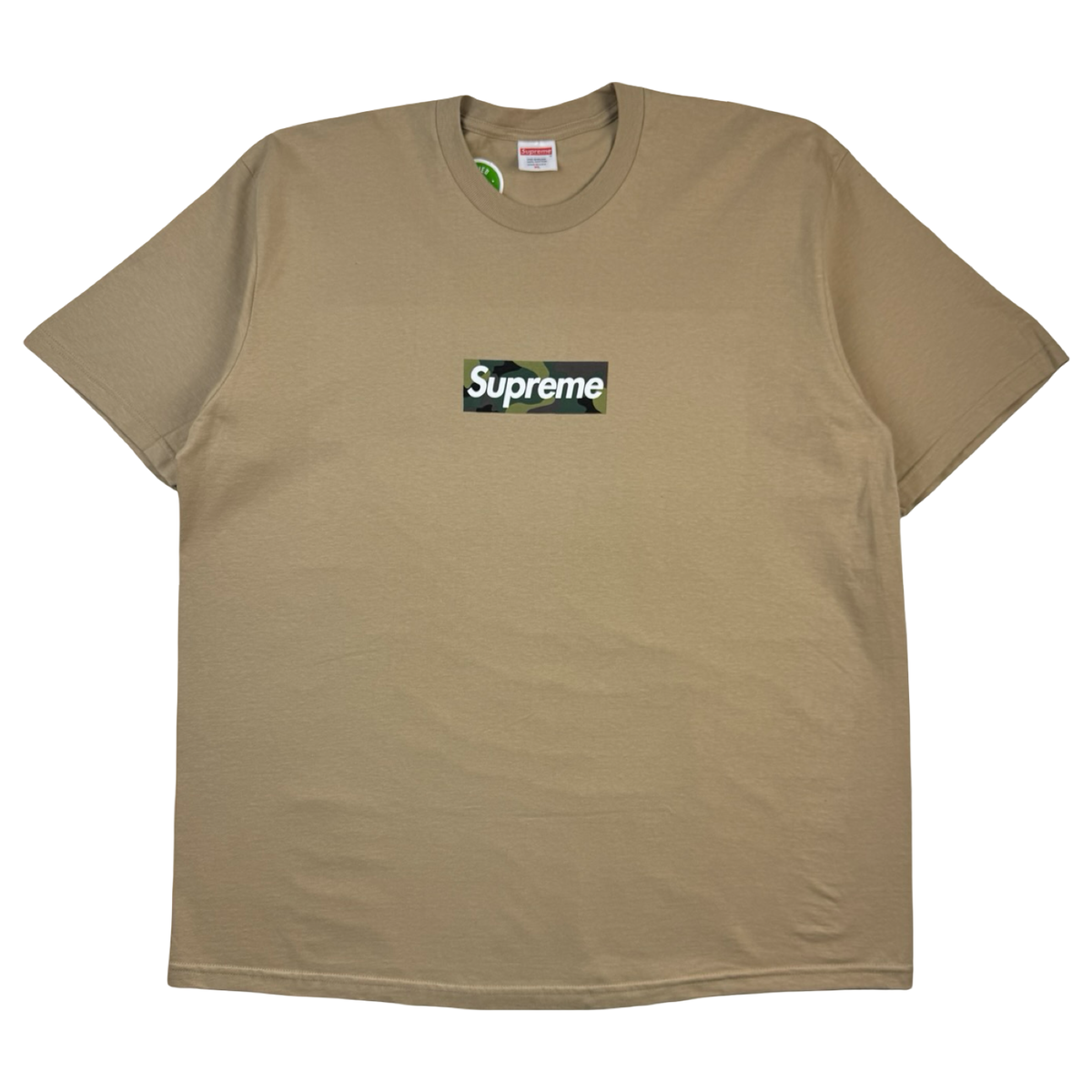 Supreme Camo Box Logo Tee Khaki