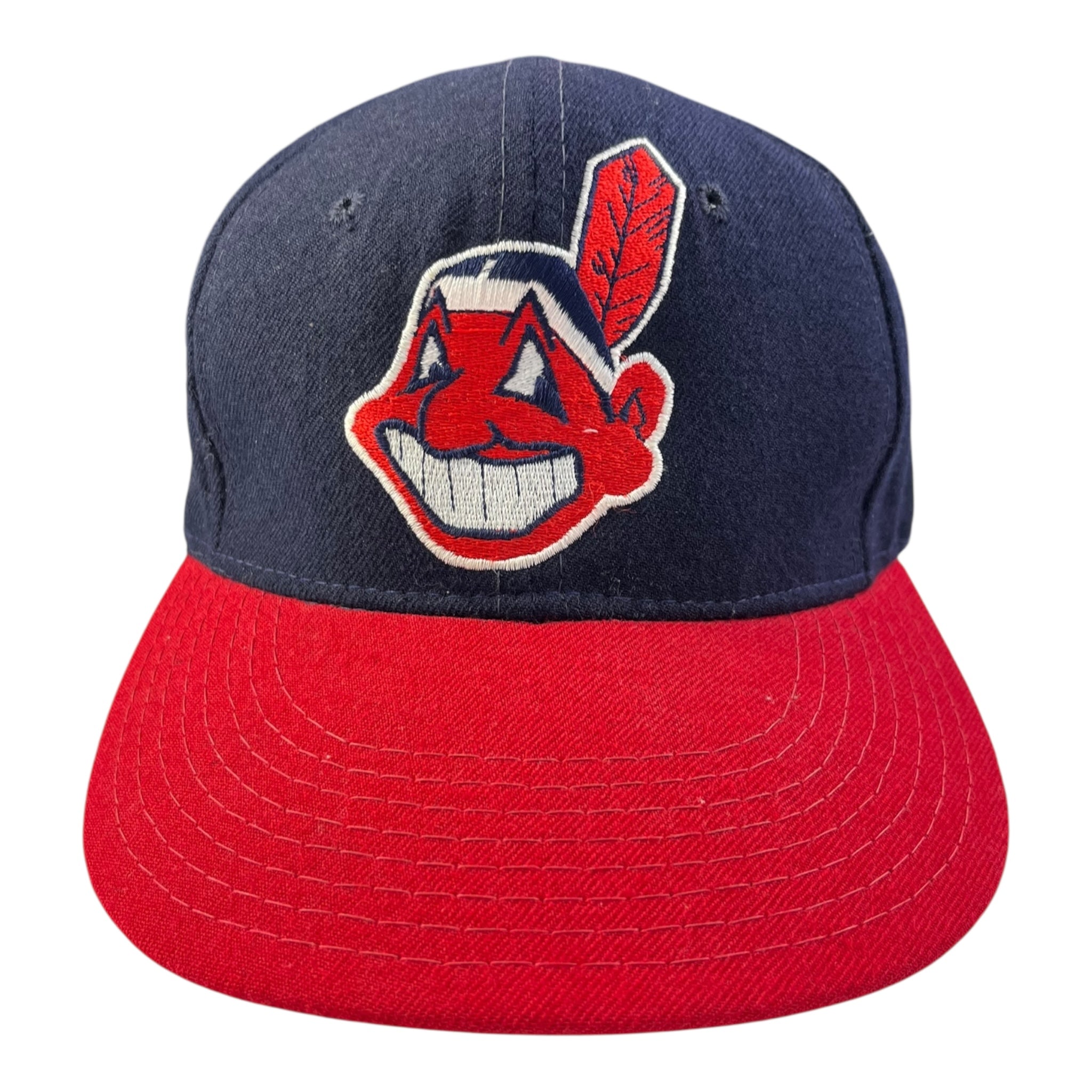 Vintage Cleveland Indians Chief Wahoo New Era Fitted Hat