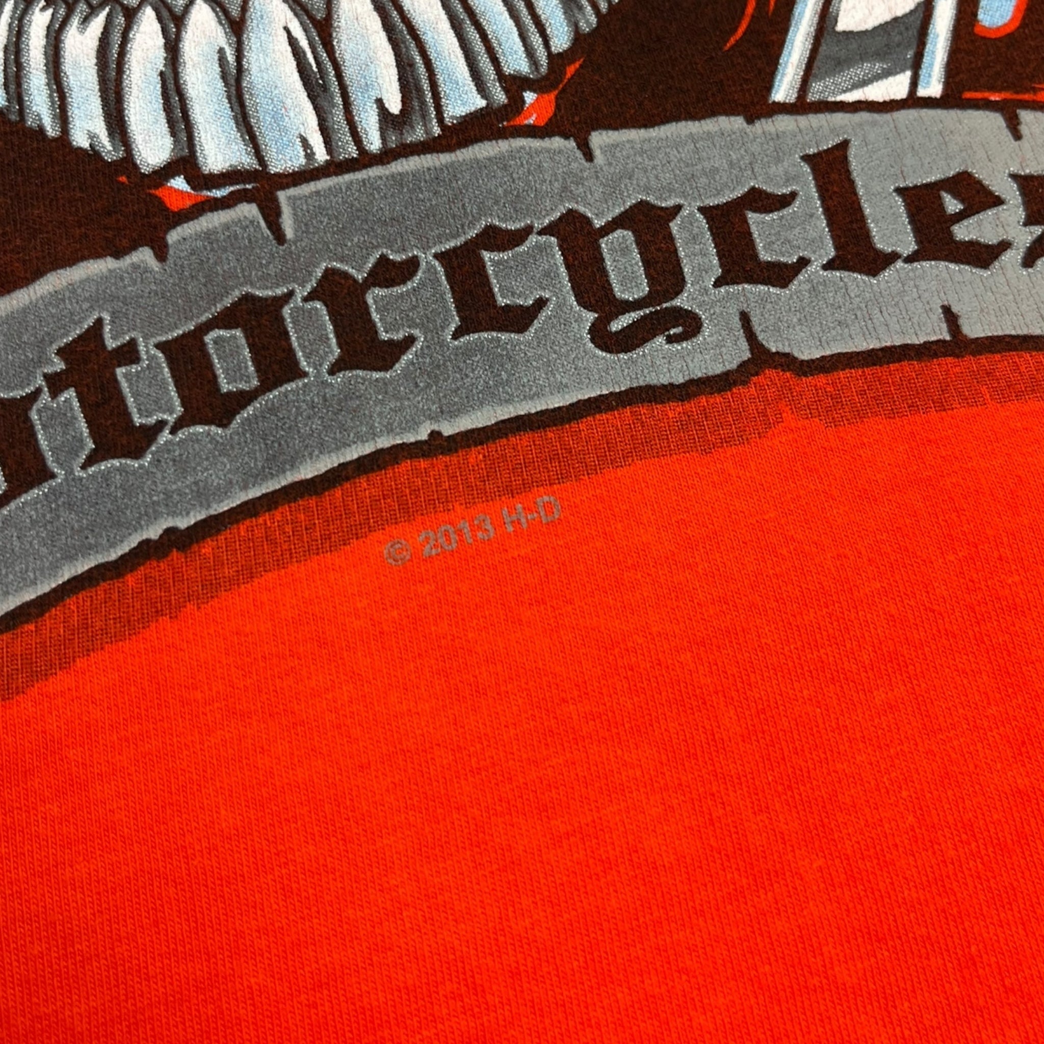 Harley Davidson Gilette Wyoming T-Shirt Orange