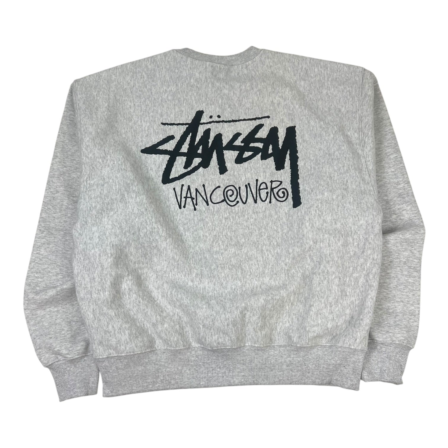 Stussy Vancouver Chapter Crewneck Ash Heather Grey