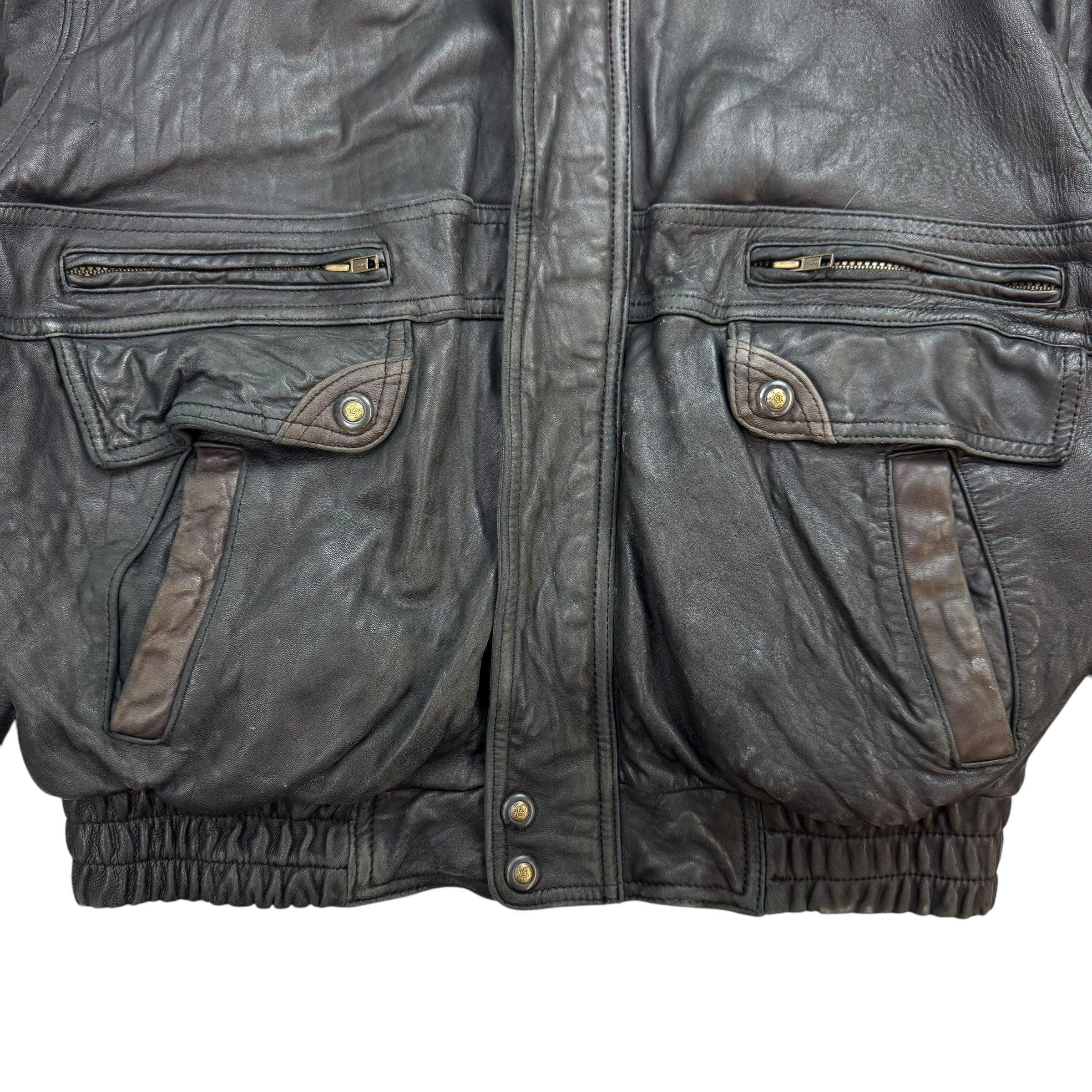 Vintage Danier Leather Jacket Black