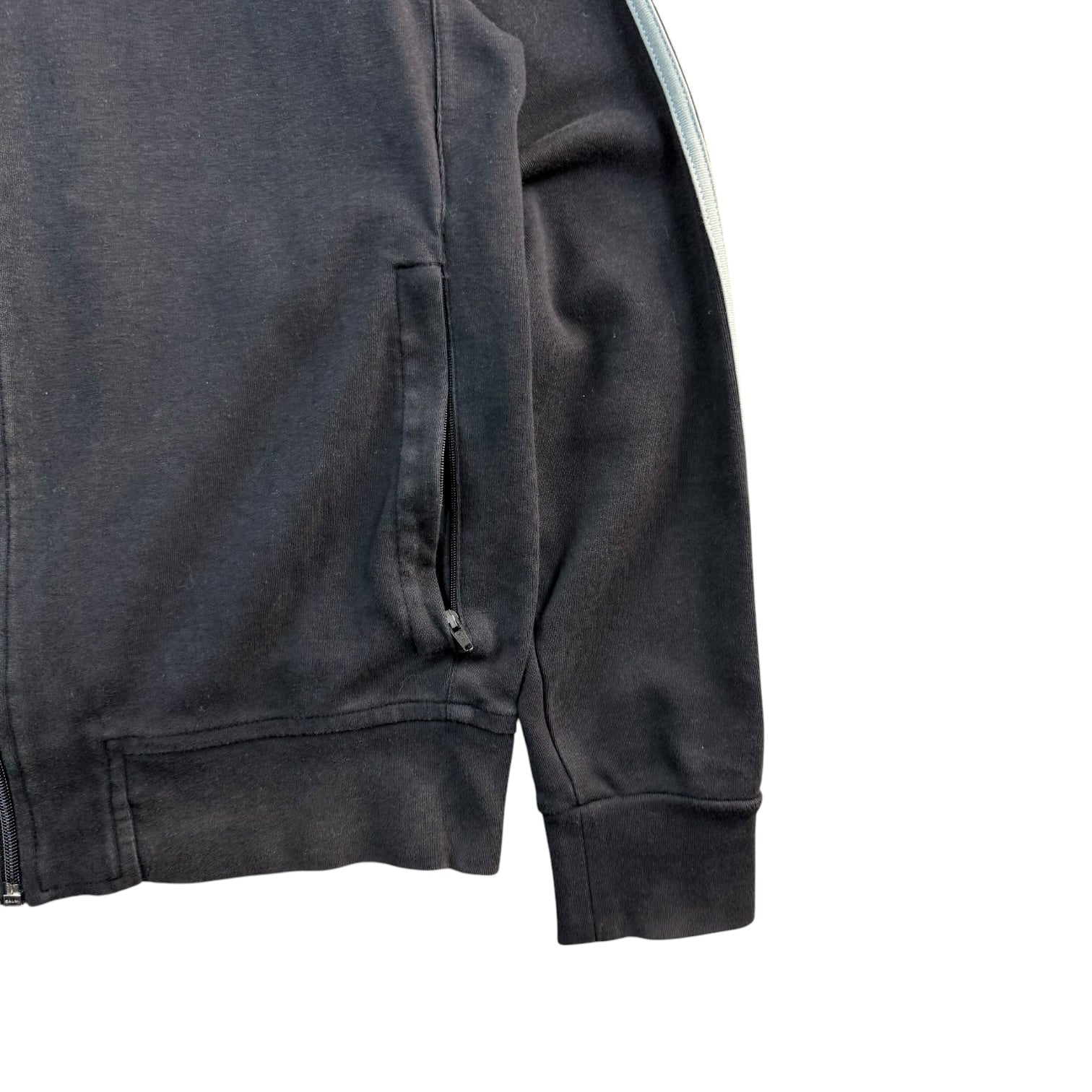 (W) French Connection FCUK Zip Up Sweater Black/Navy