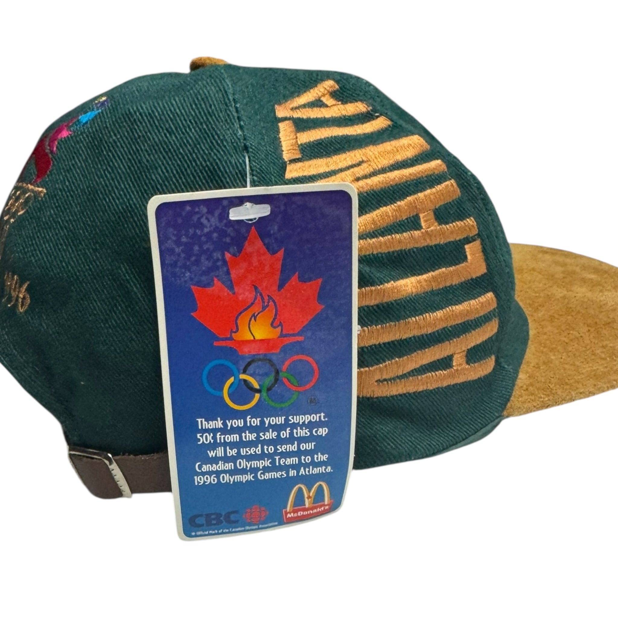 Vintage 1996 Atlanta Olympics Paisley Brim Hat