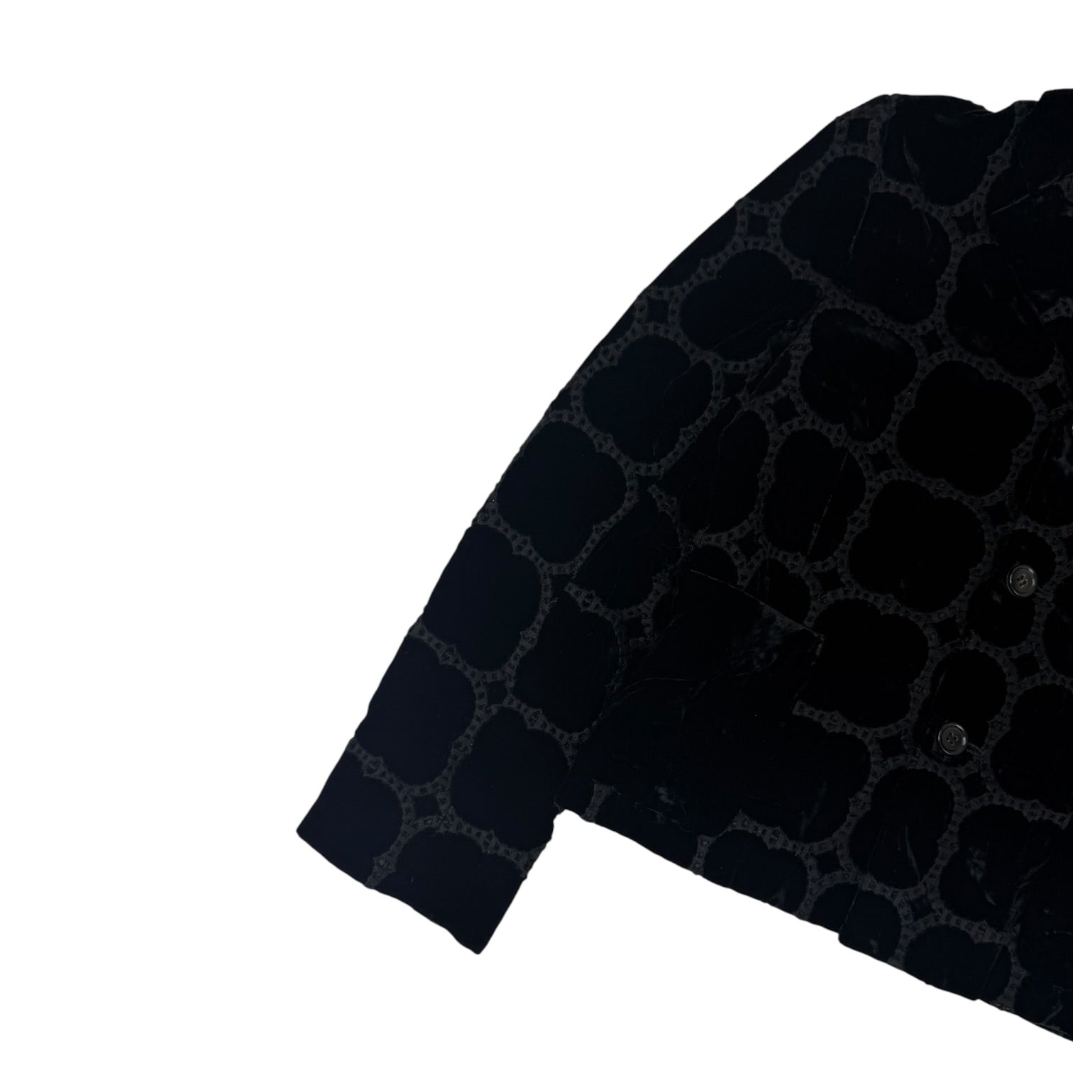 (W) Comme des Garçons Velvet Jacket Black