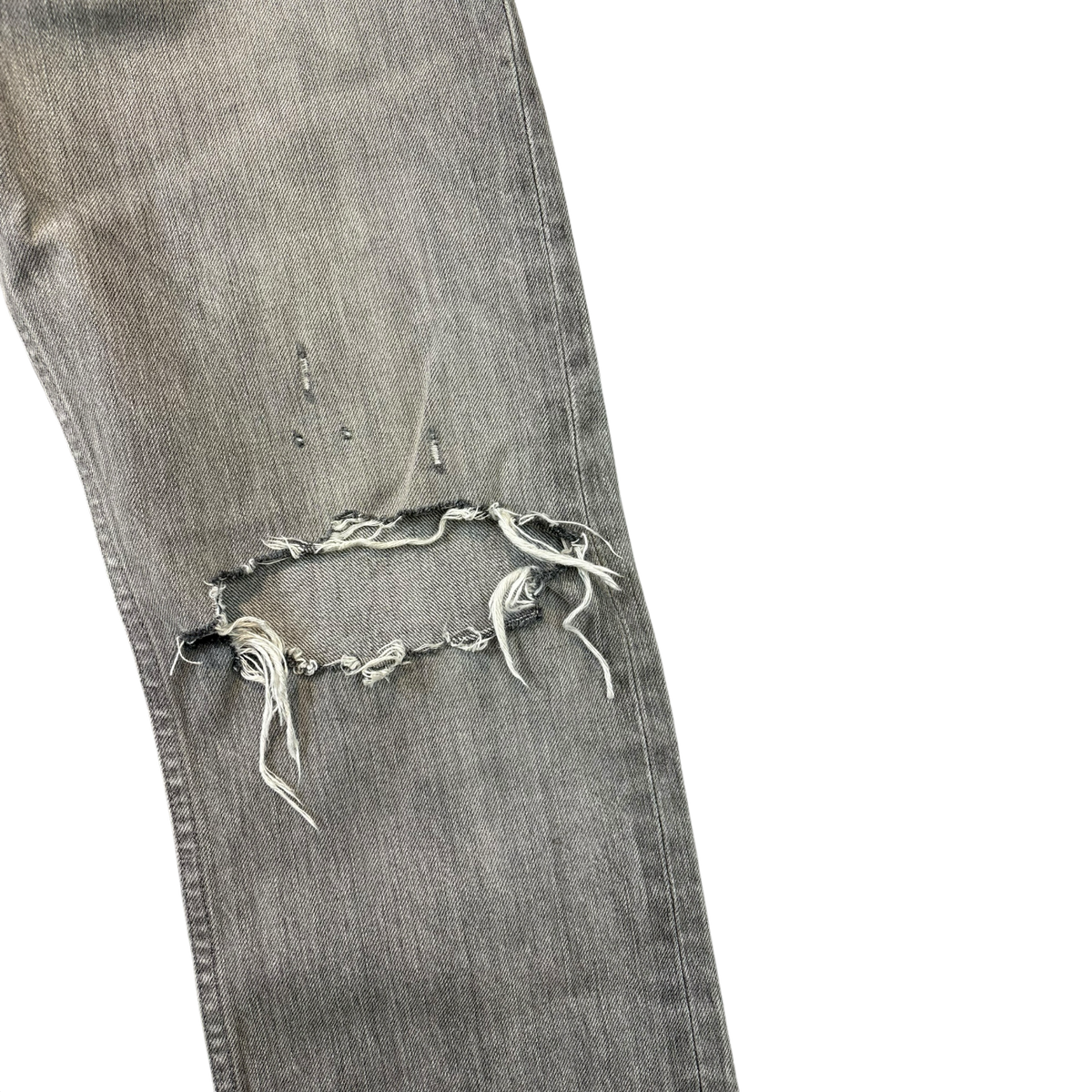 Fear Of God 6th Collection Belted Distressed Denim Grey