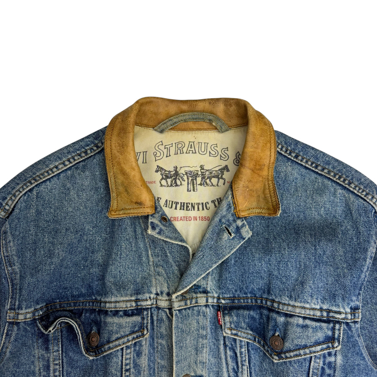 Vintage Levi’s Denim Trucker Jacket Blue