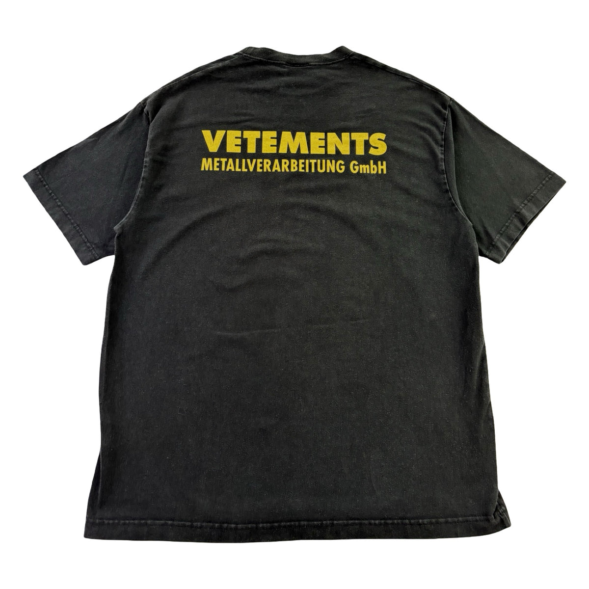 Vetements Metallverarbeitung GmbH T-Shirt Faded Black